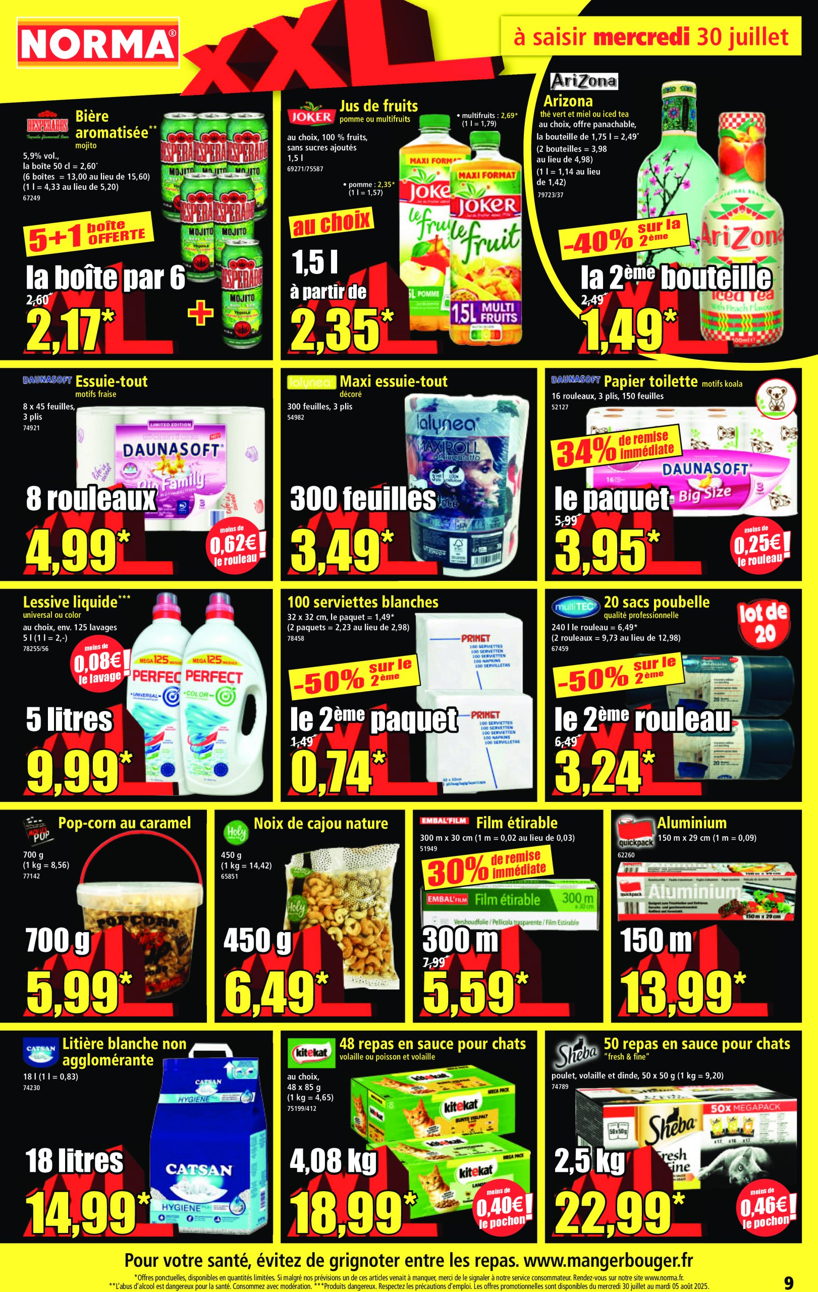 norma - Catalogue NORMA valable du 30/07 au 05/08 - page: 9