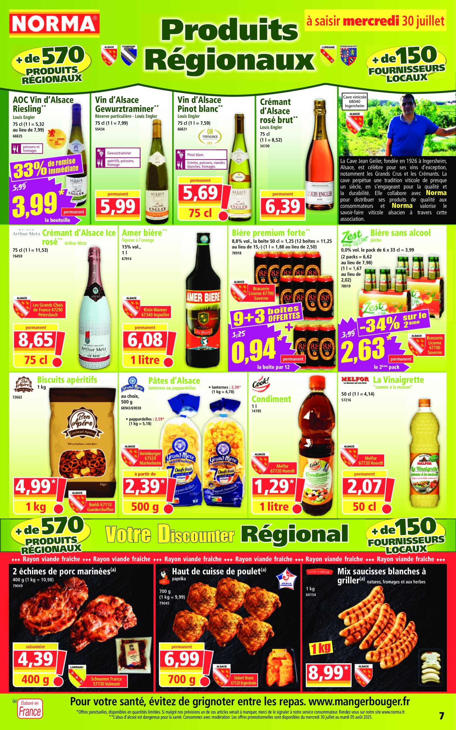 norma - Catalogue NORMA valable du 30/07 au 05/08 - page: 7