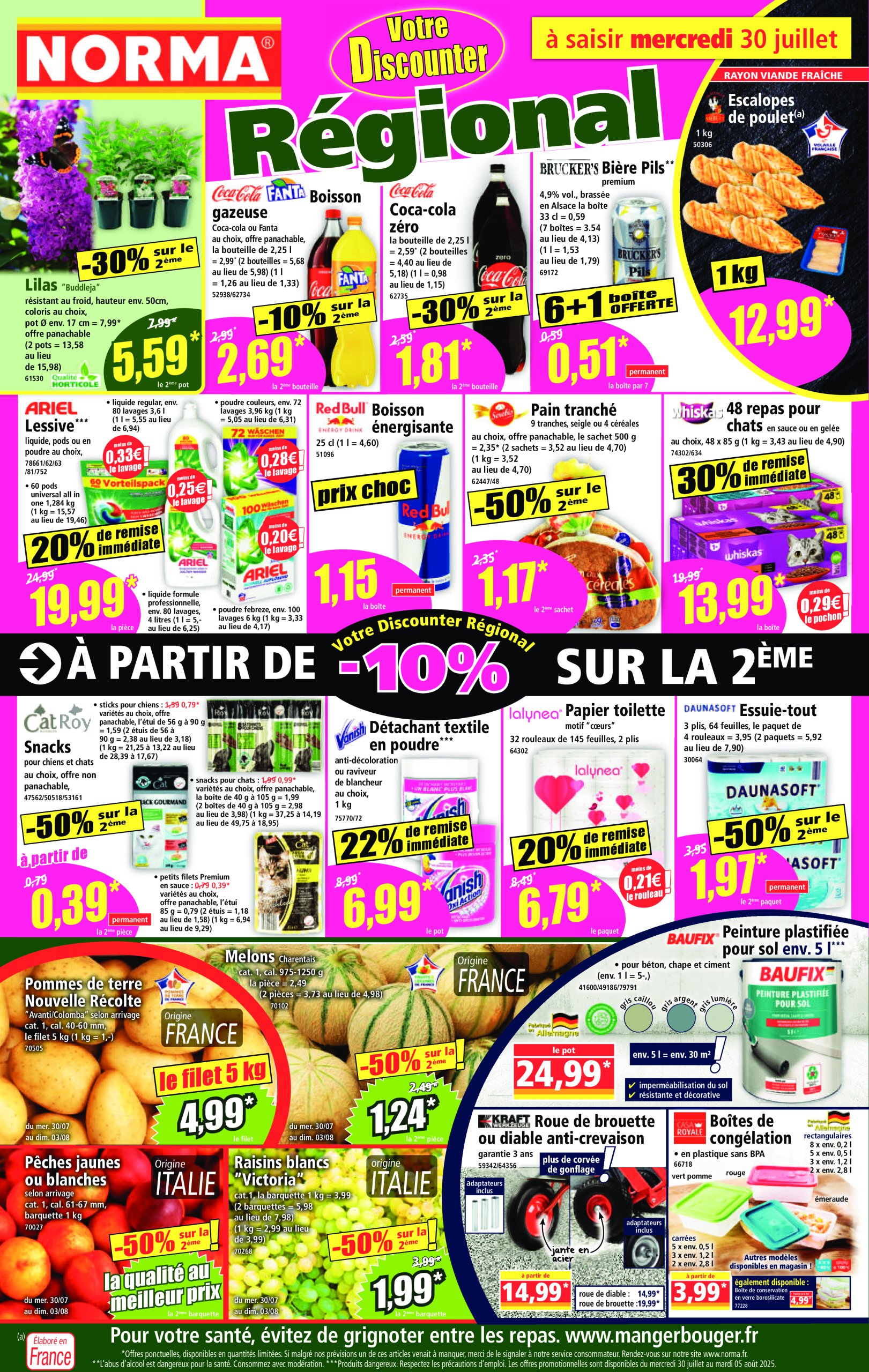norma - Catalogue NORMA valable du 30/07 au 05/08 - page: 1