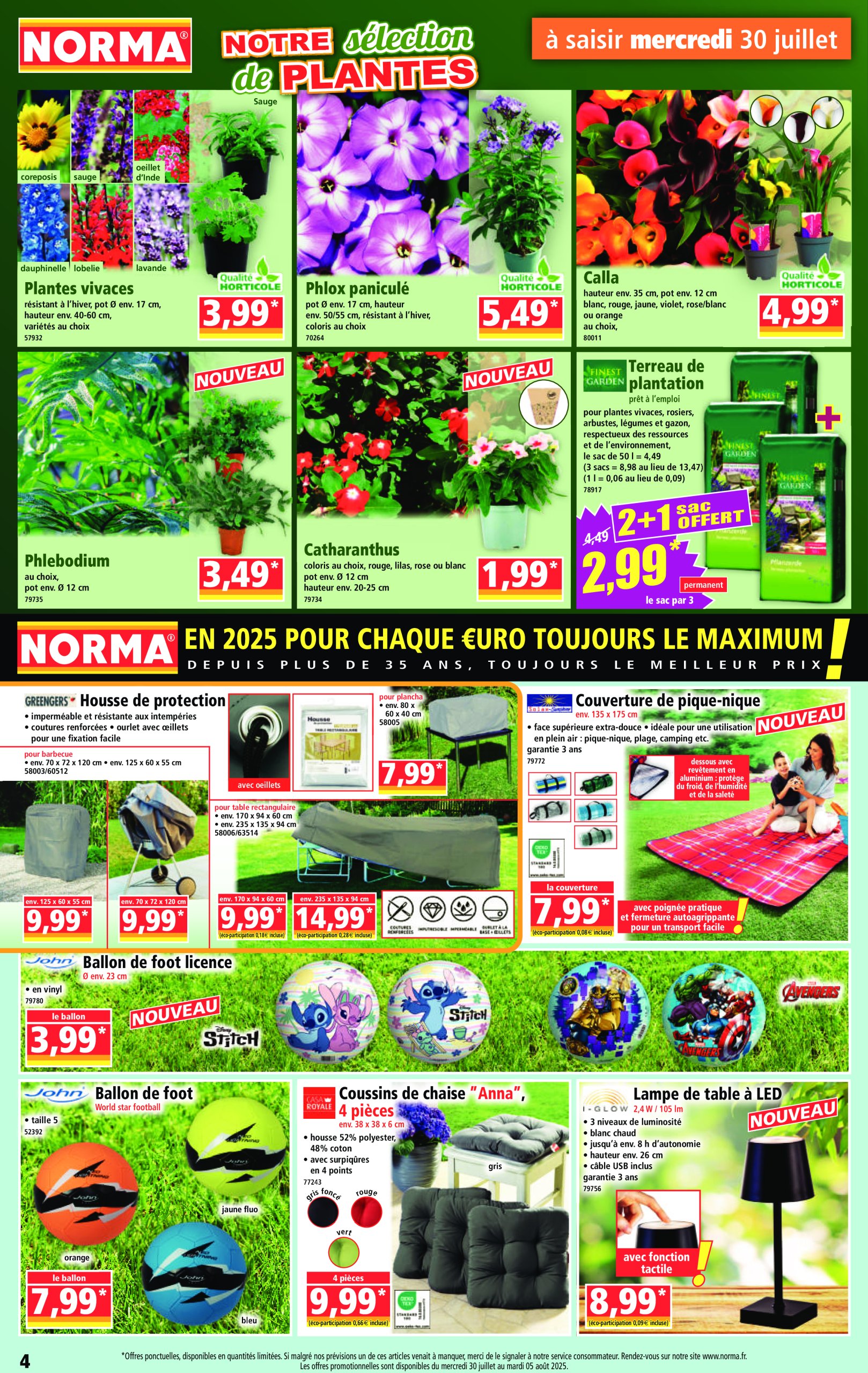 norma - Catalogue NORMA valable du 30/07 au 05/08 - page: 4