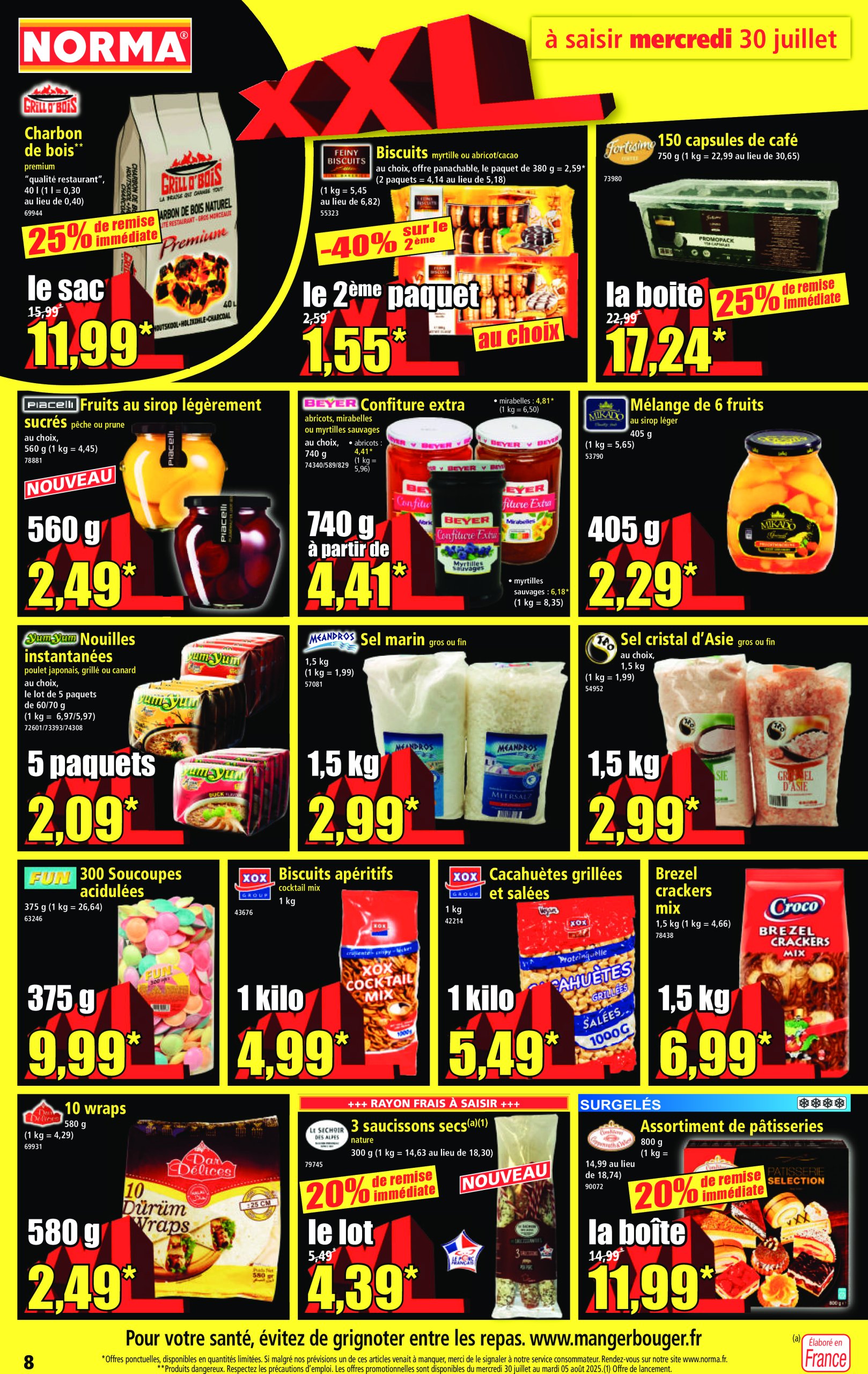 norma - Catalogue NORMA valable du 30/07 au 05/08 - page: 8