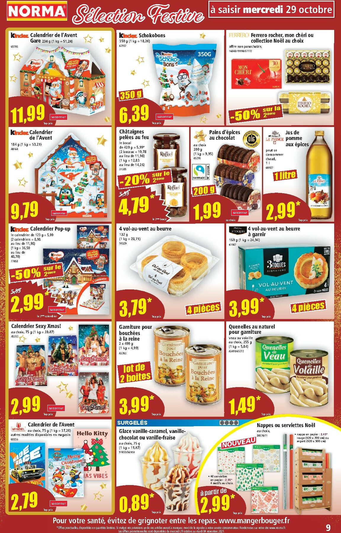norma - Catalogue NORMA valable du 29/10 au 04/11 - page: 9