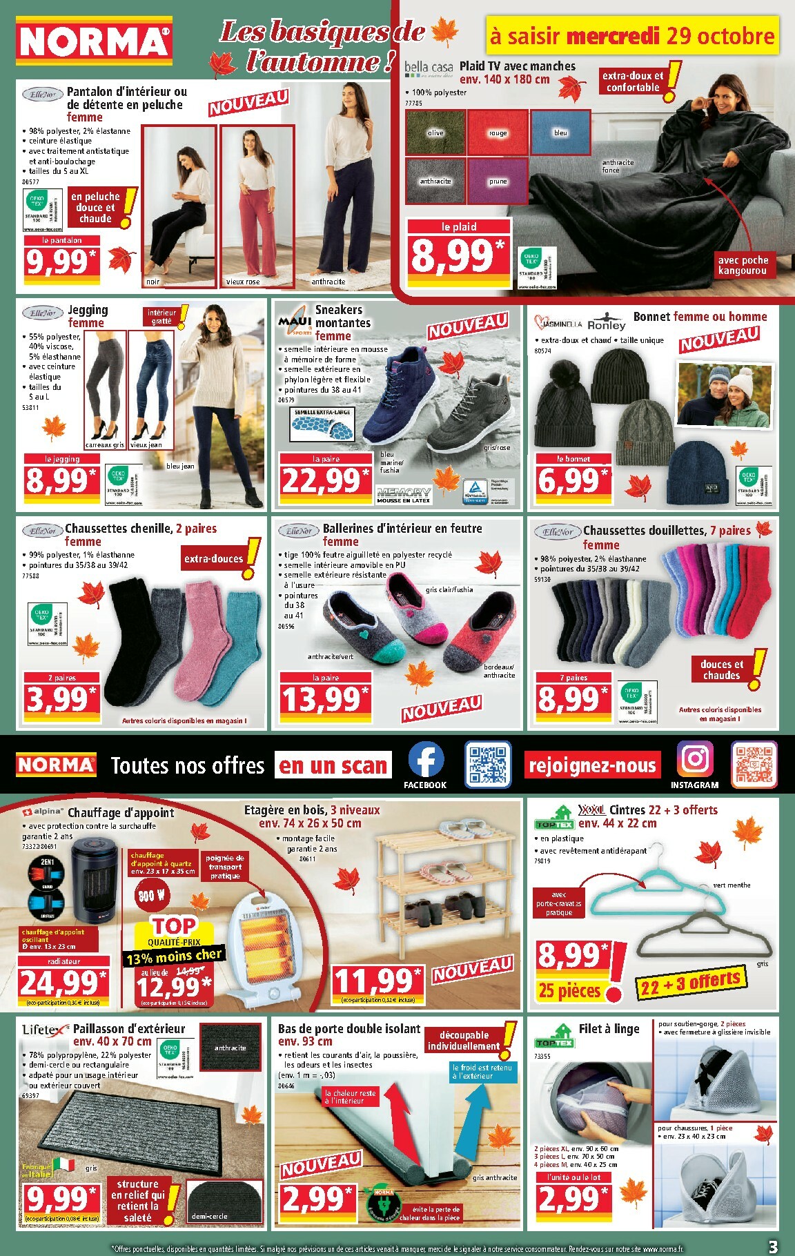 norma - Catalogue NORMA valable du 29/10 au 04/11 - page: 3