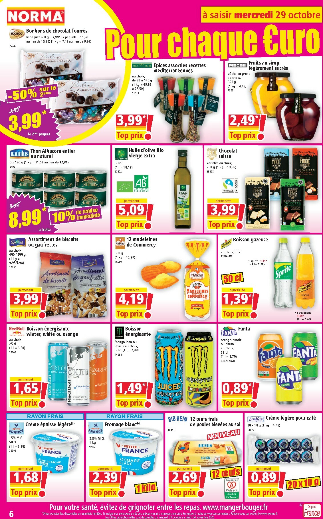 norma - Catalogue NORMA valable du 29/10 au 04/11 - page: 6