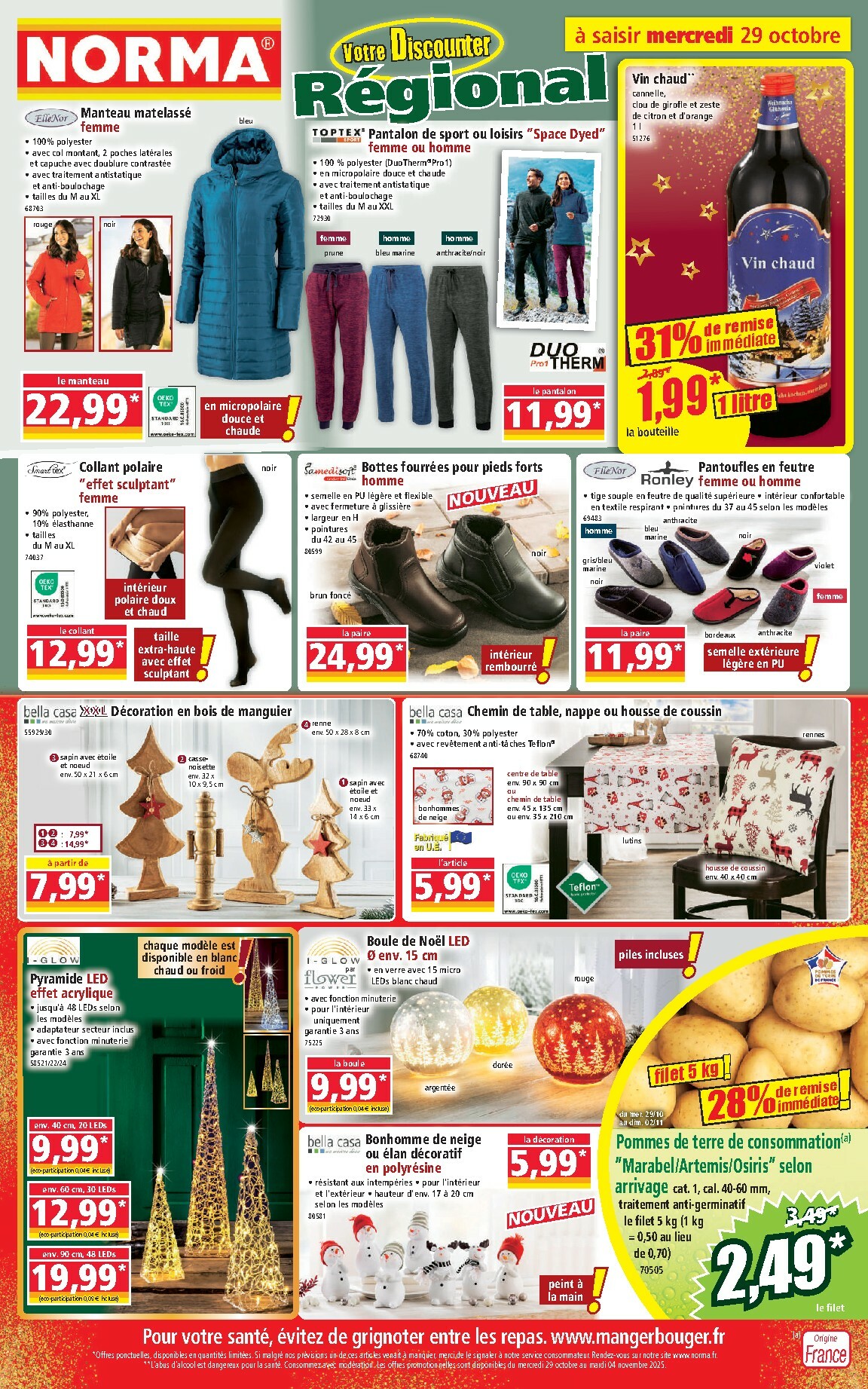 norma - Catalogue NORMA valable du 29/10 au 04/11