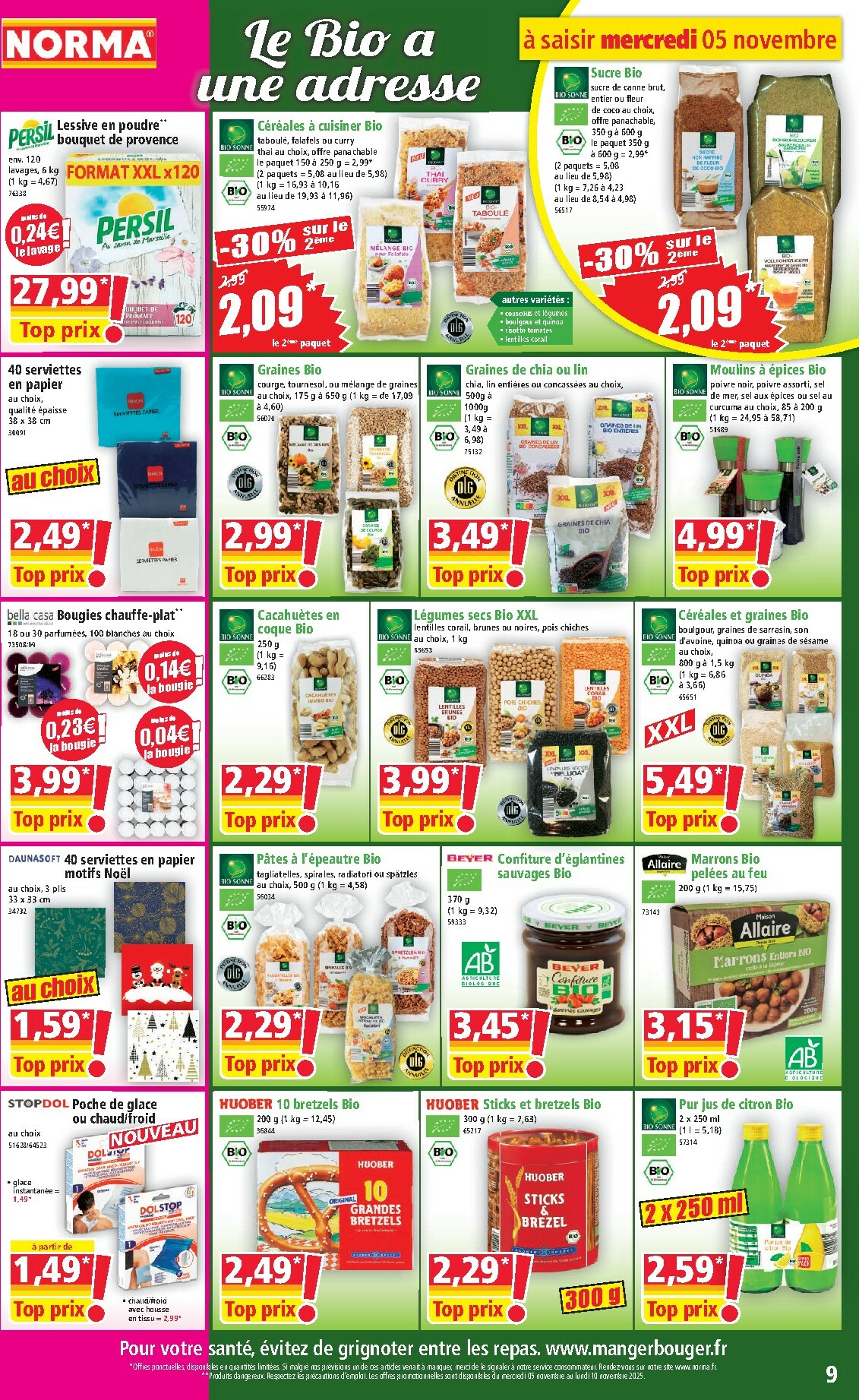 norma - Catalogue NORMA valable du 05/11 au 11/11 - page: 9