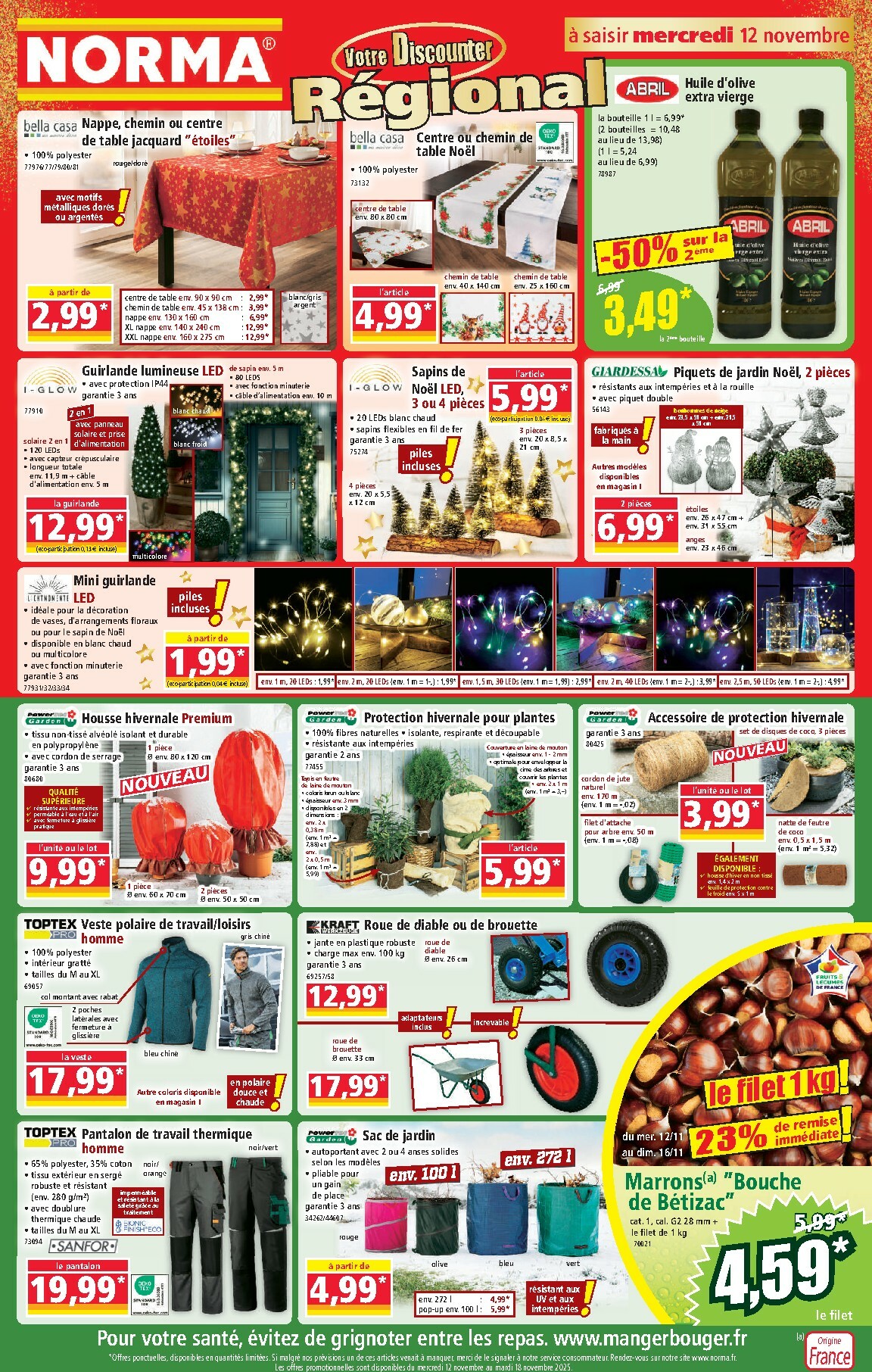 norma - Catalogue NORMA valable du 12/11 au 18/11