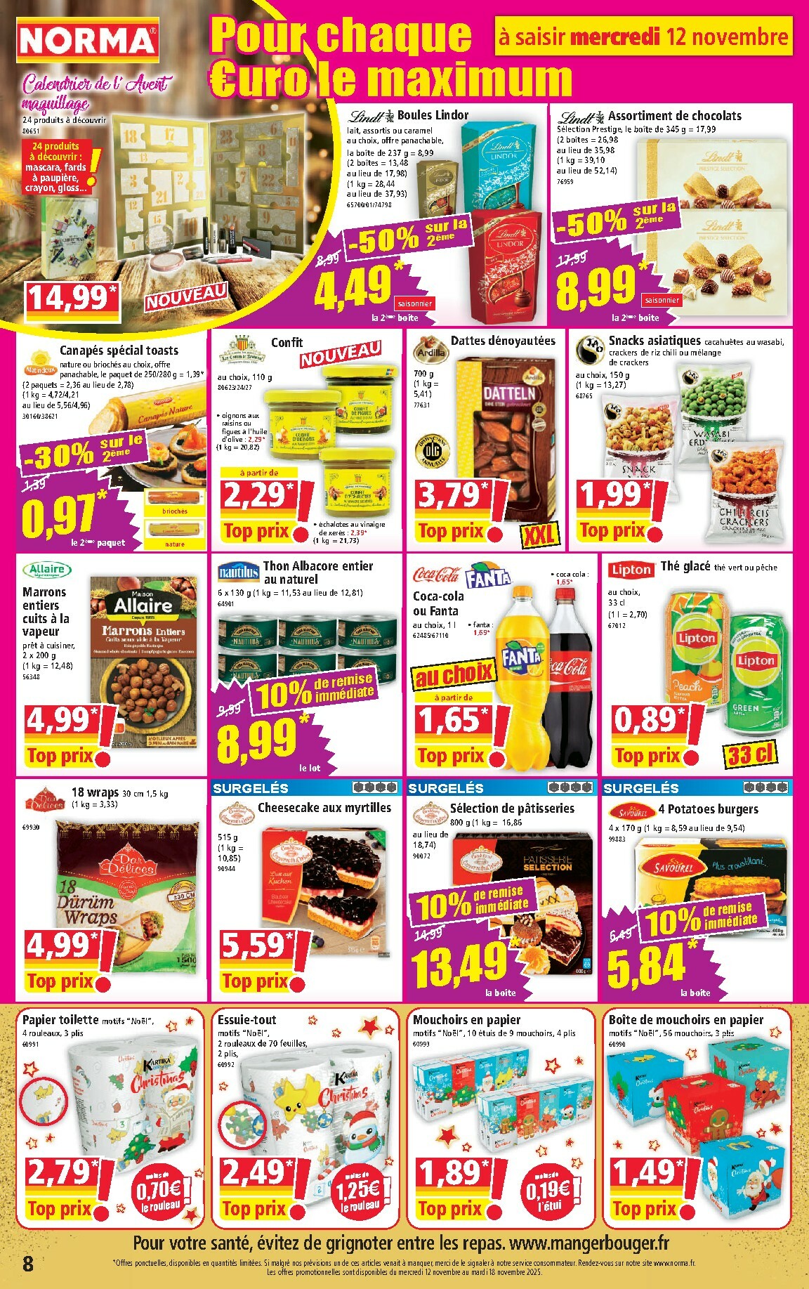 norma - Catalogue NORMA valable du 12/11 au 18/11 - page: 8