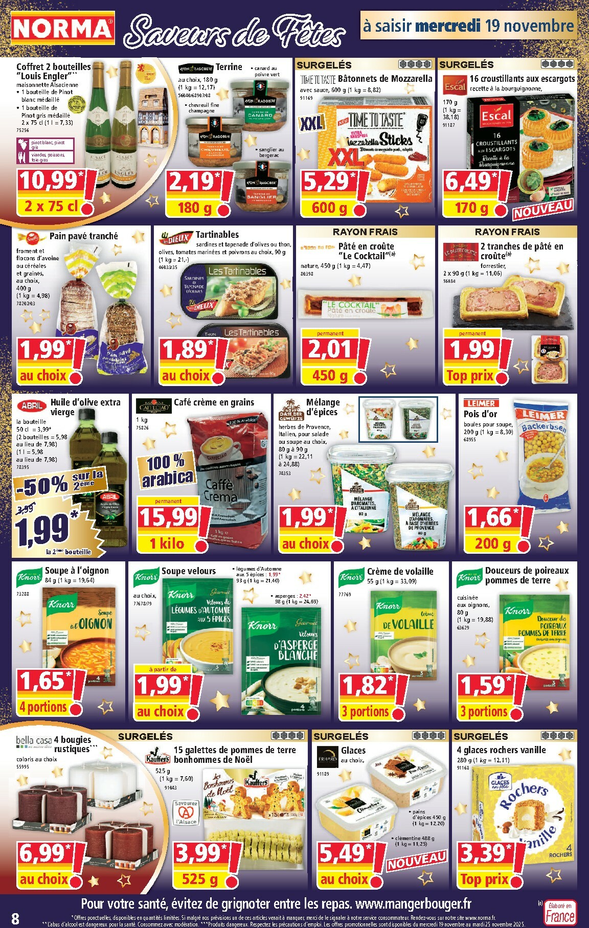 norma - Catalogue NORMA valable du 19/11 au 25/11 - page: 8