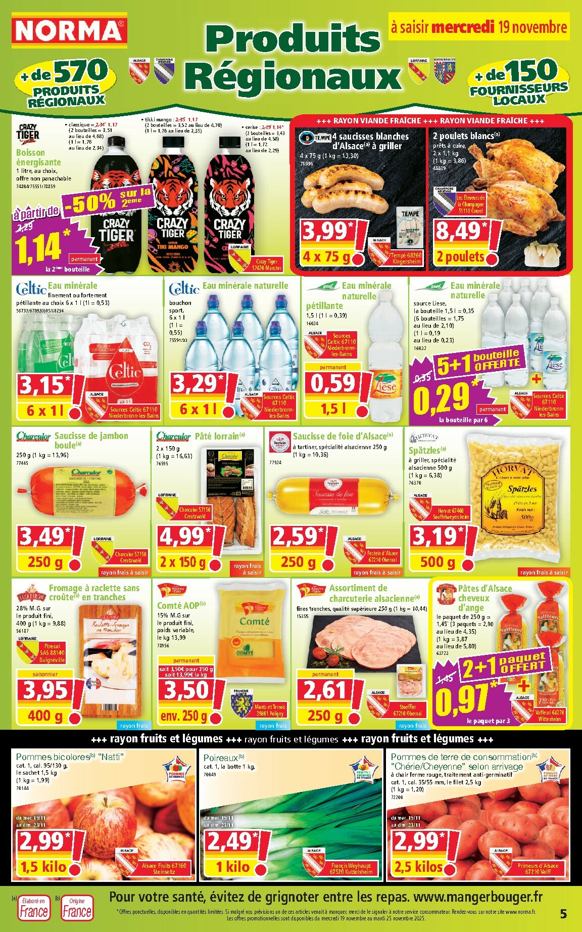 norma - Catalogue NORMA valable du 19/11 au 25/11 - page: 5