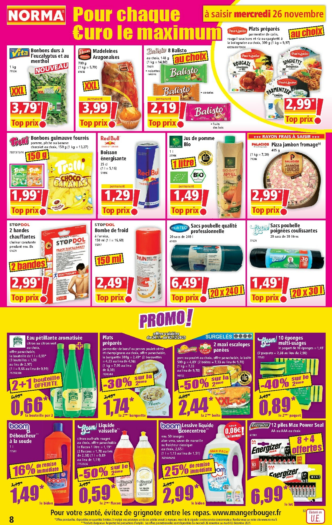 norma - Catalogue NORMA valable du 26/11 au 02/12 - page: 8