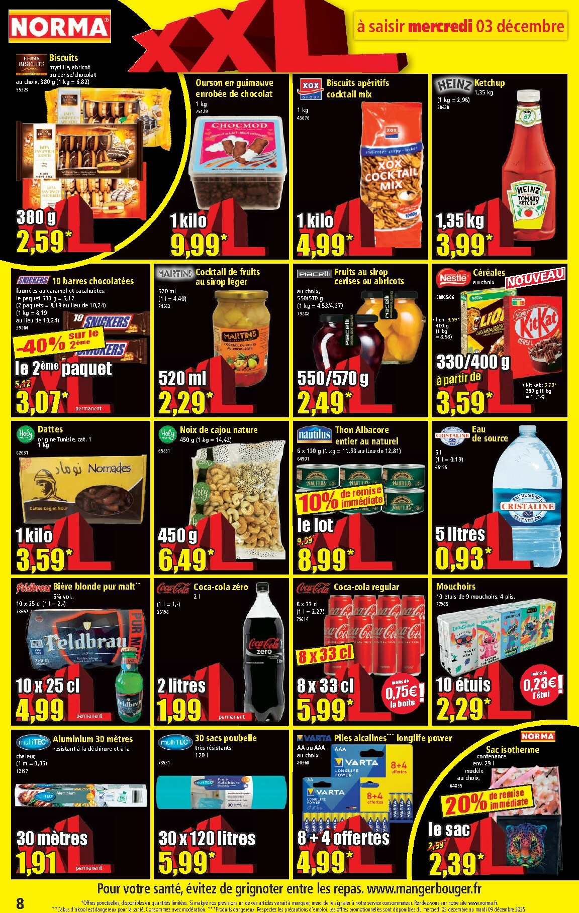 norma - Catalogue NORMA valable du 03/12 au 09/12 - page: 8