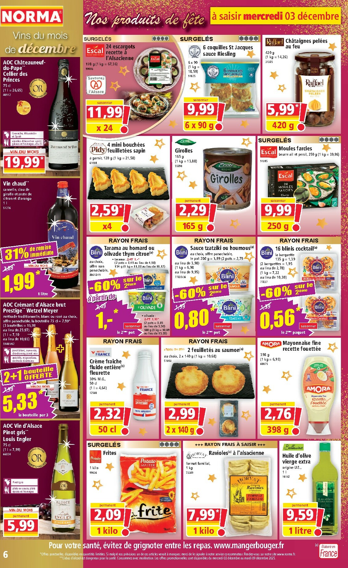 norma - Catalogue NORMA valable du 03/12 au 09/12 - page: 6