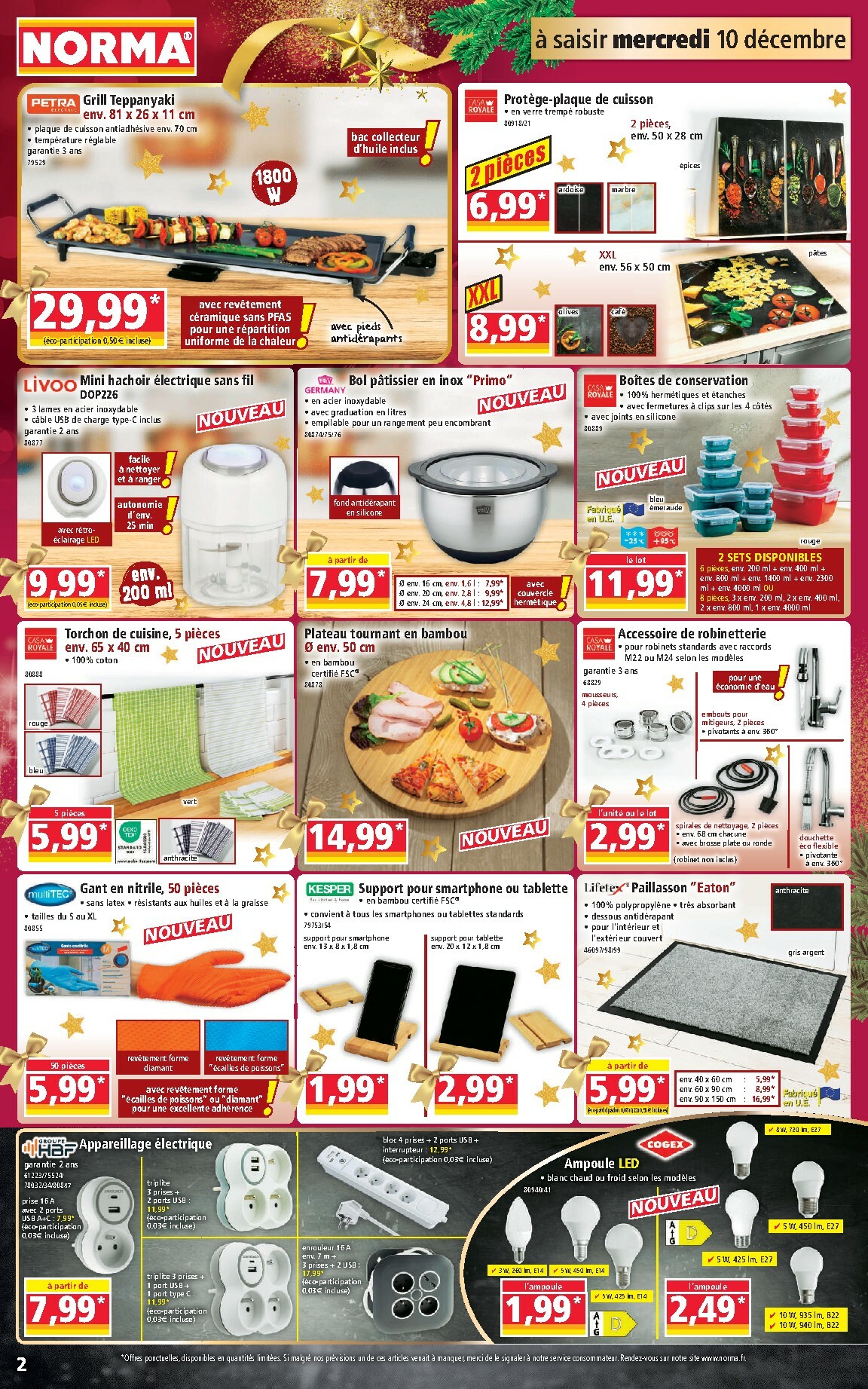 norma - Catalogue NORMA valable du 10/12 au 16/12 - page: 2
