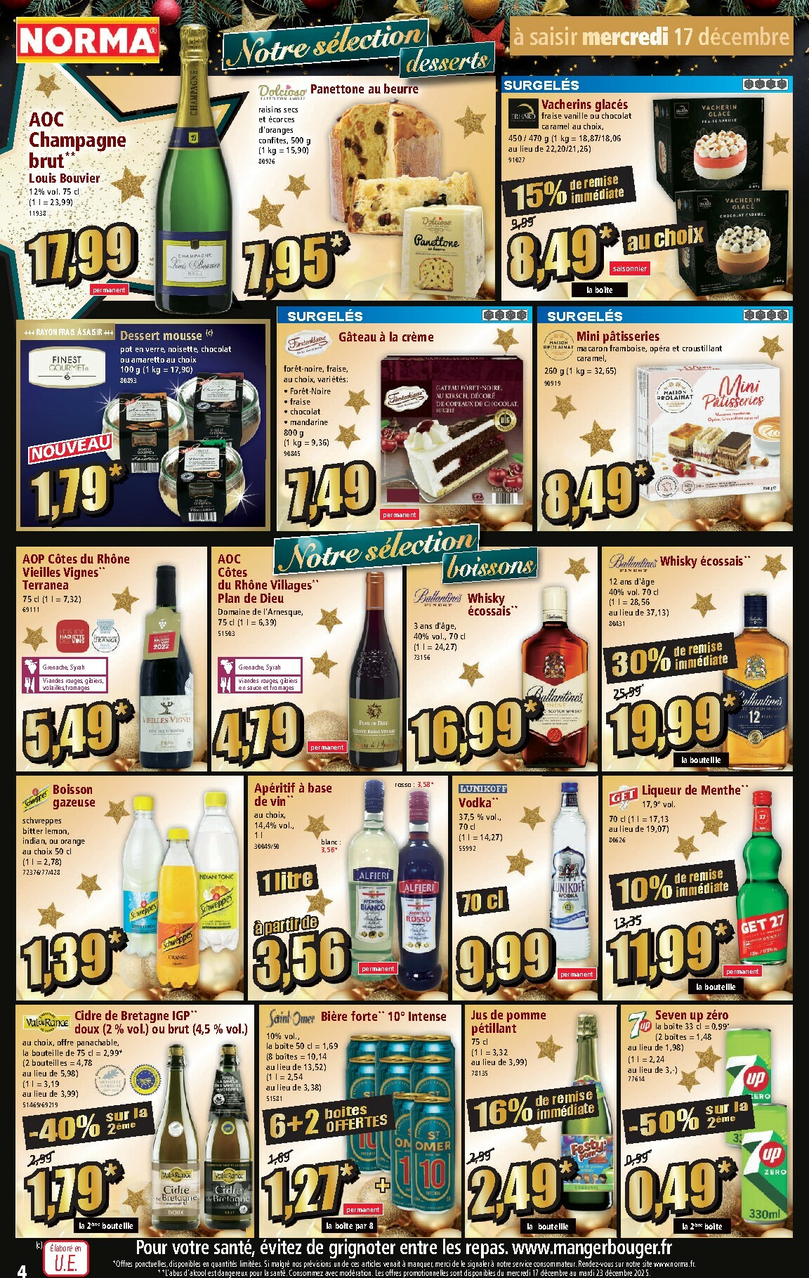 norma - Catalogue NORMA valable du 17/12 au 23/12 - page: 4