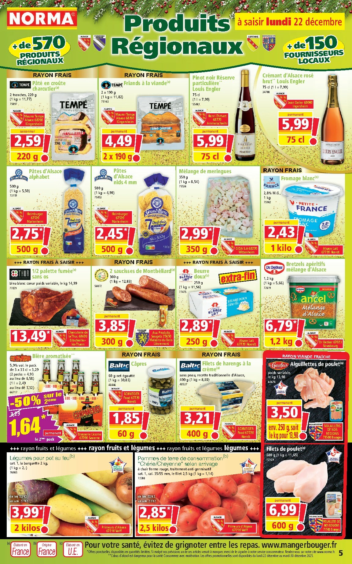 norma - Catalogue NORMA valable du 22/12 au 28/12 - page: 5