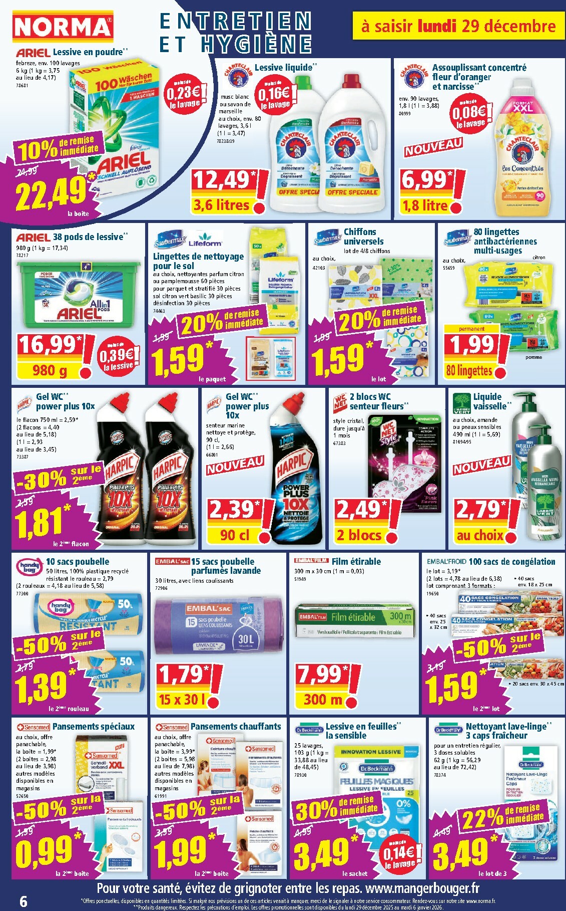 norma - Catalogue NORMA valable du 29/12 au 04/01 - page: 6