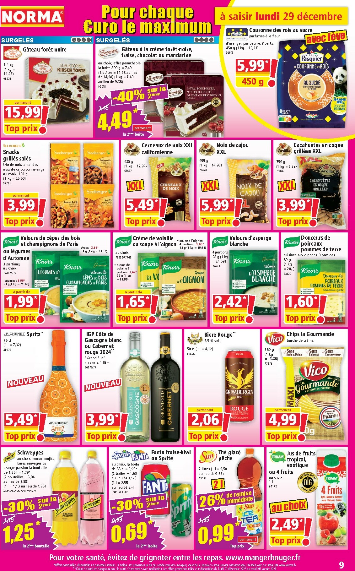 norma - Catalogue NORMA valable du 29/12 au 04/01 - page: 9