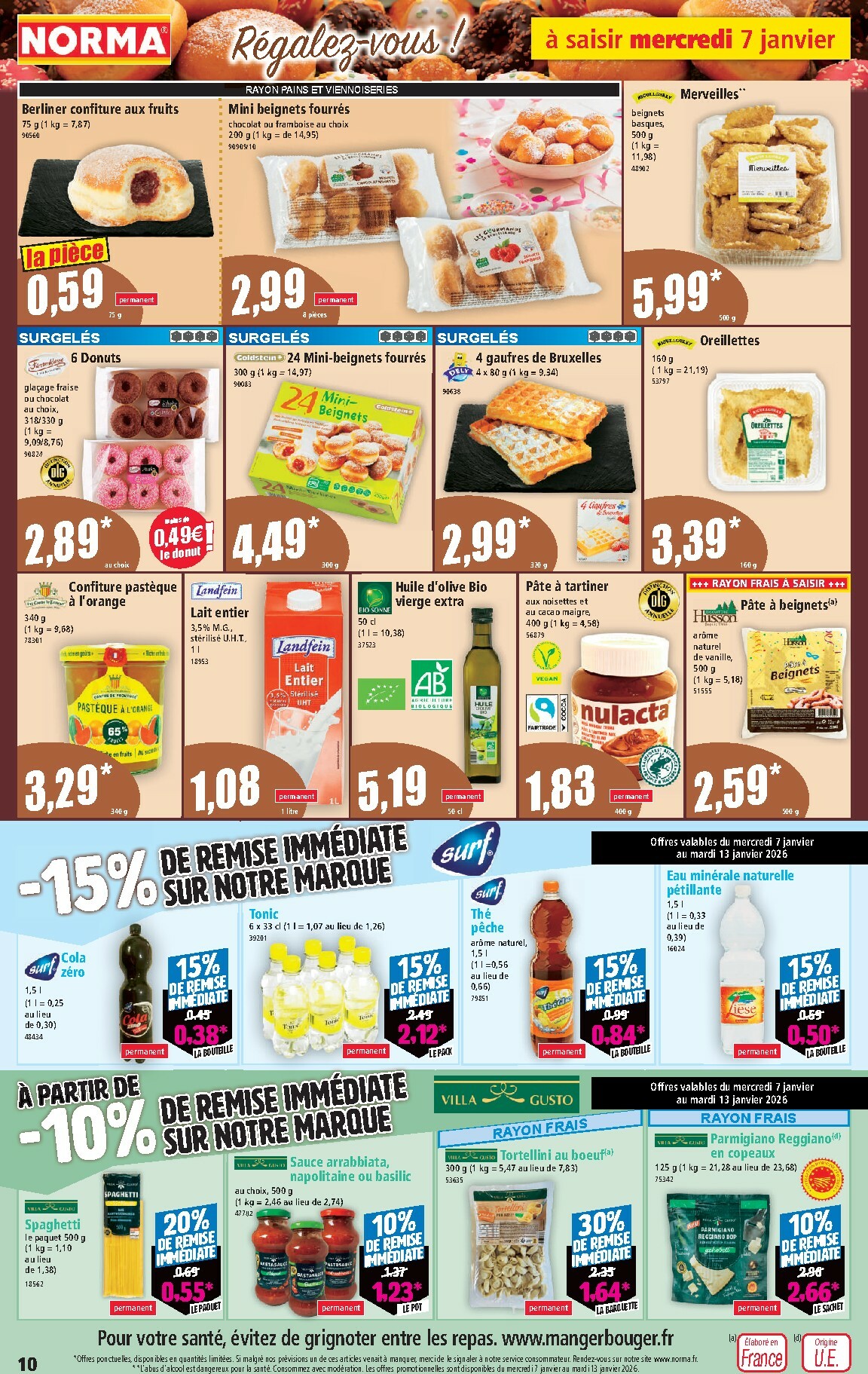 norma - Catalogue NORMA valable du 07/01 au 13/01 - page: 10