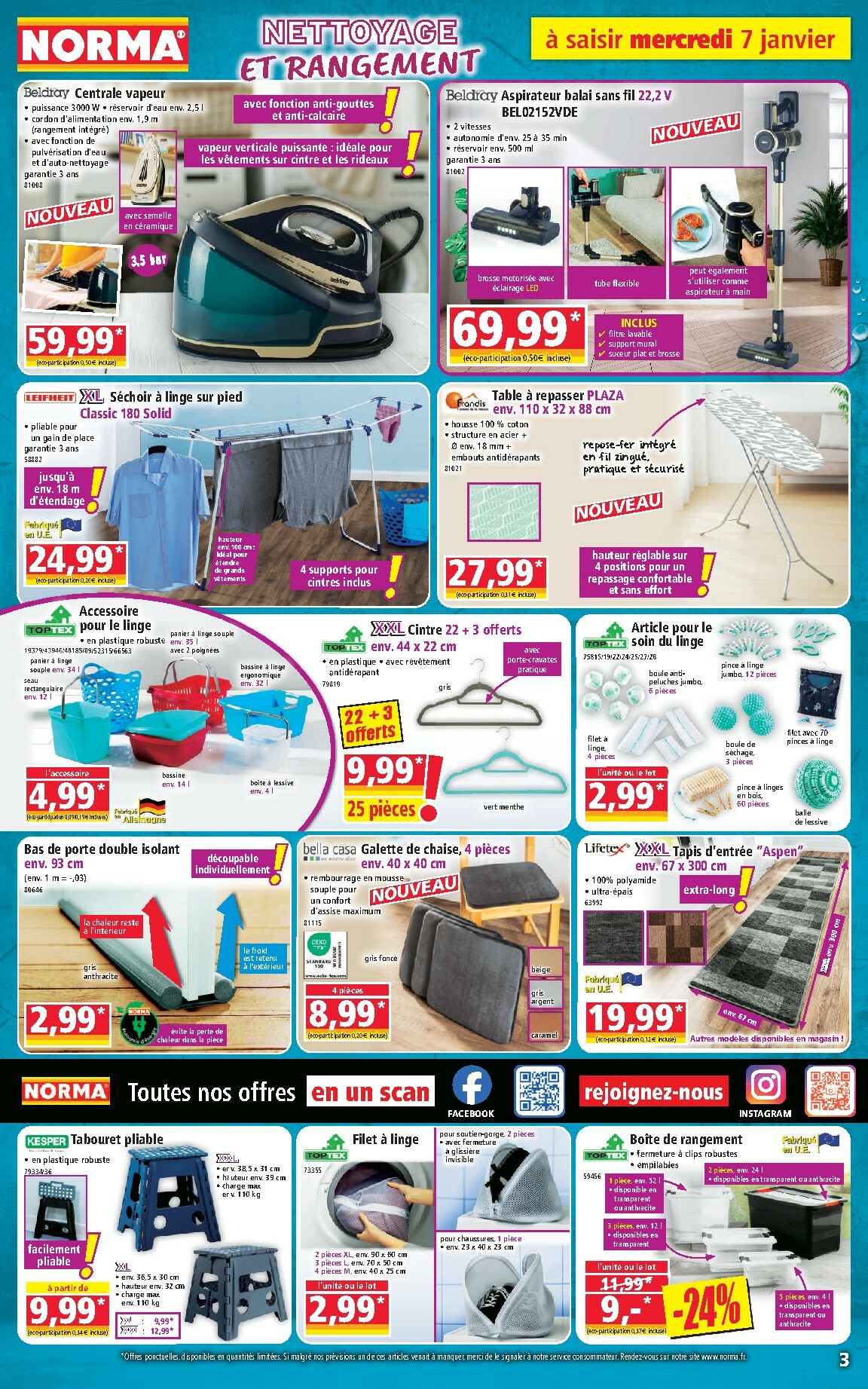 norma - Catalogue NORMA valable du 07/01 au 13/01 - page: 3