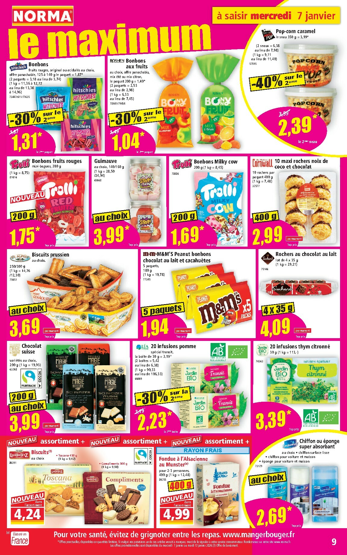 norma - Catalogue NORMA valable du 07/01 au 13/01 - page: 9