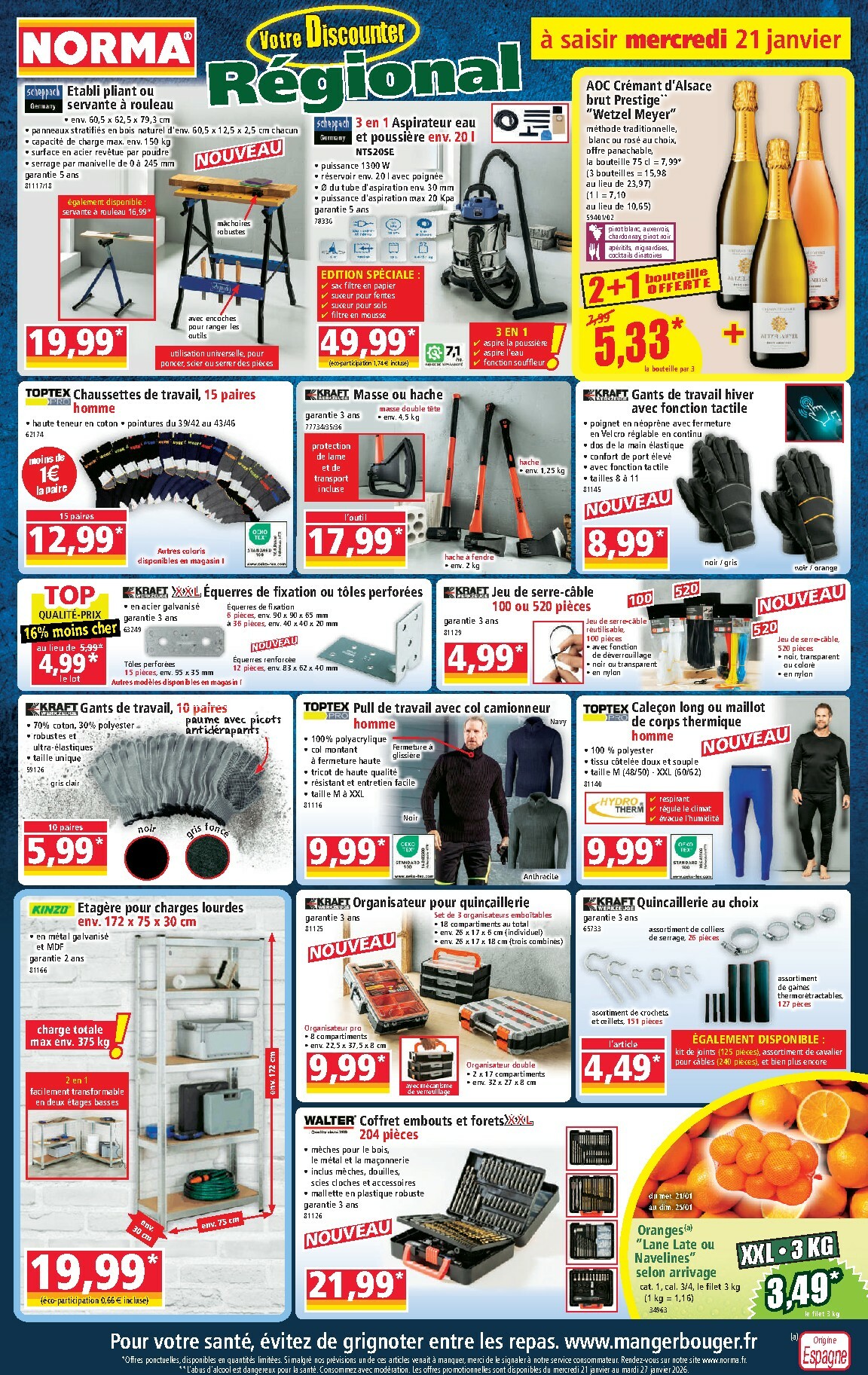 norma - Catalogue NORMA valable du 21/01 au 27/01