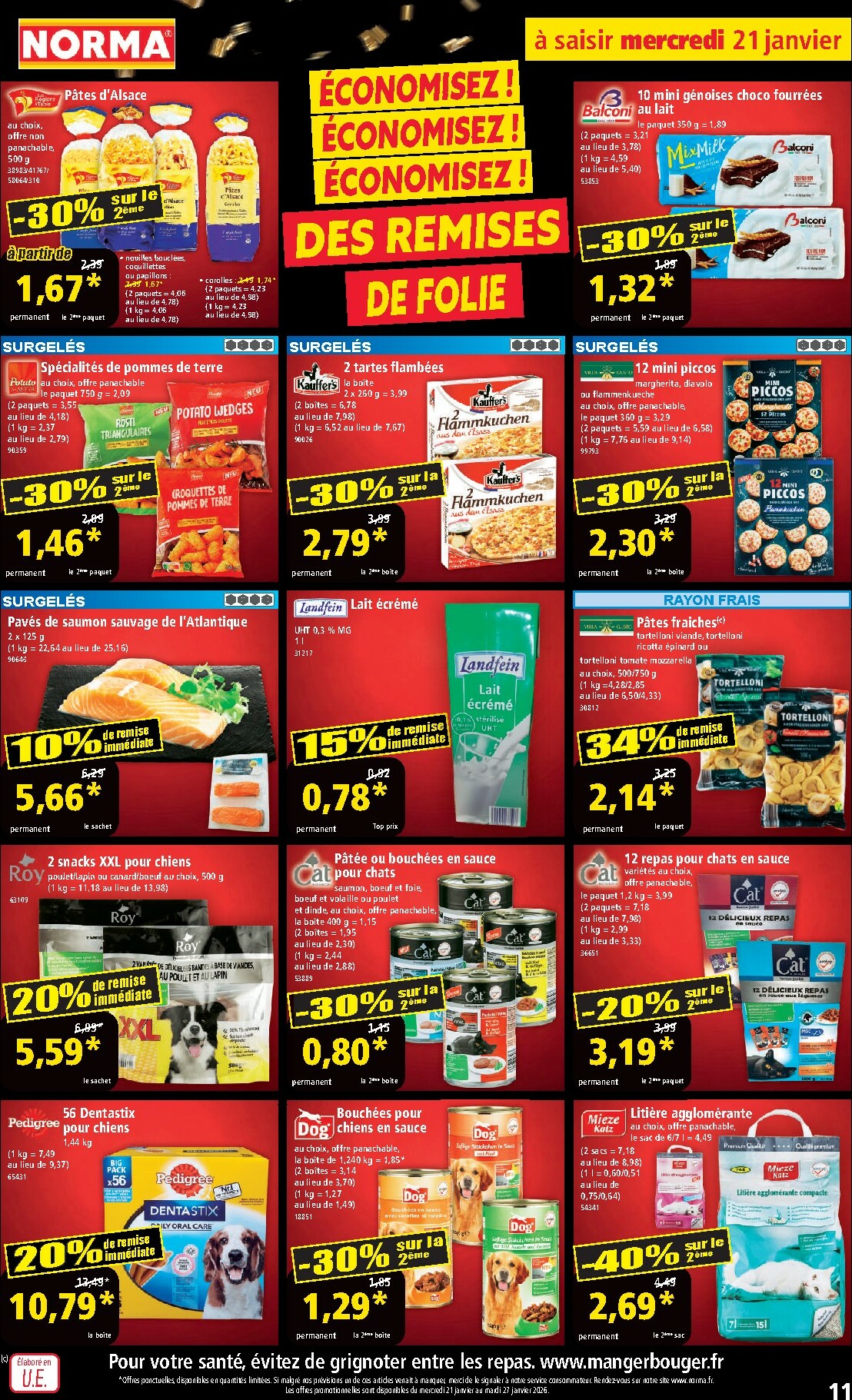 norma - Catalogue NORMA valable du 21/01 au 27/01 - page: 11