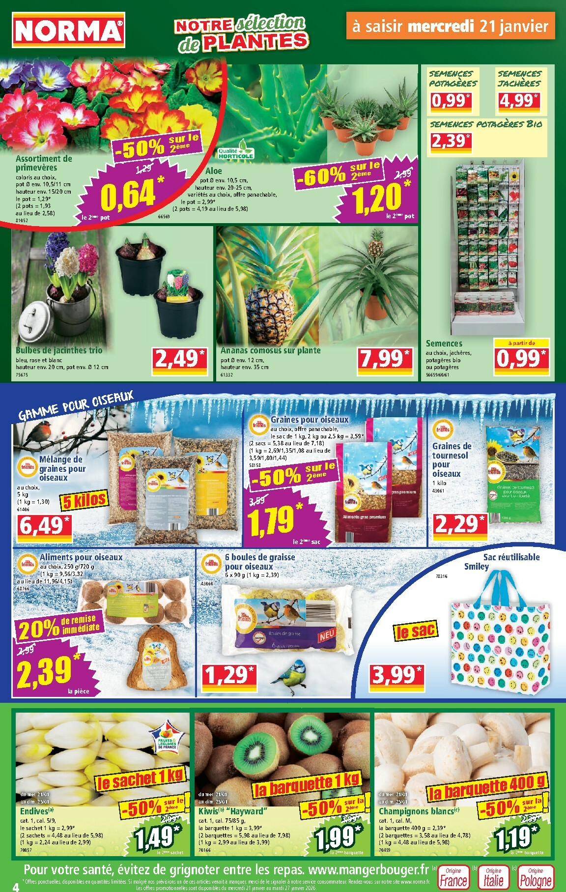 norma - Catalogue NORMA valable du 21/01 au 27/01 - page: 4