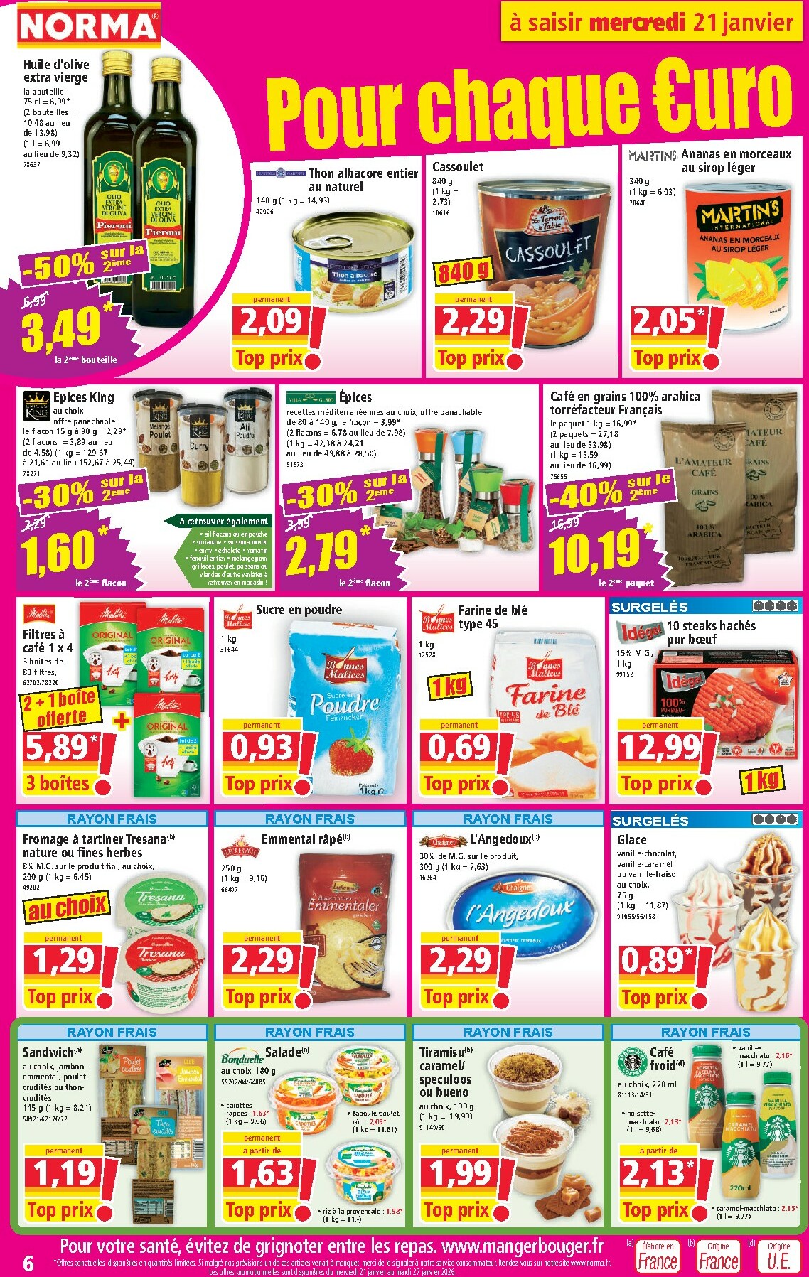 norma - Catalogue NORMA valable du 21/01 au 27/01 - page: 6