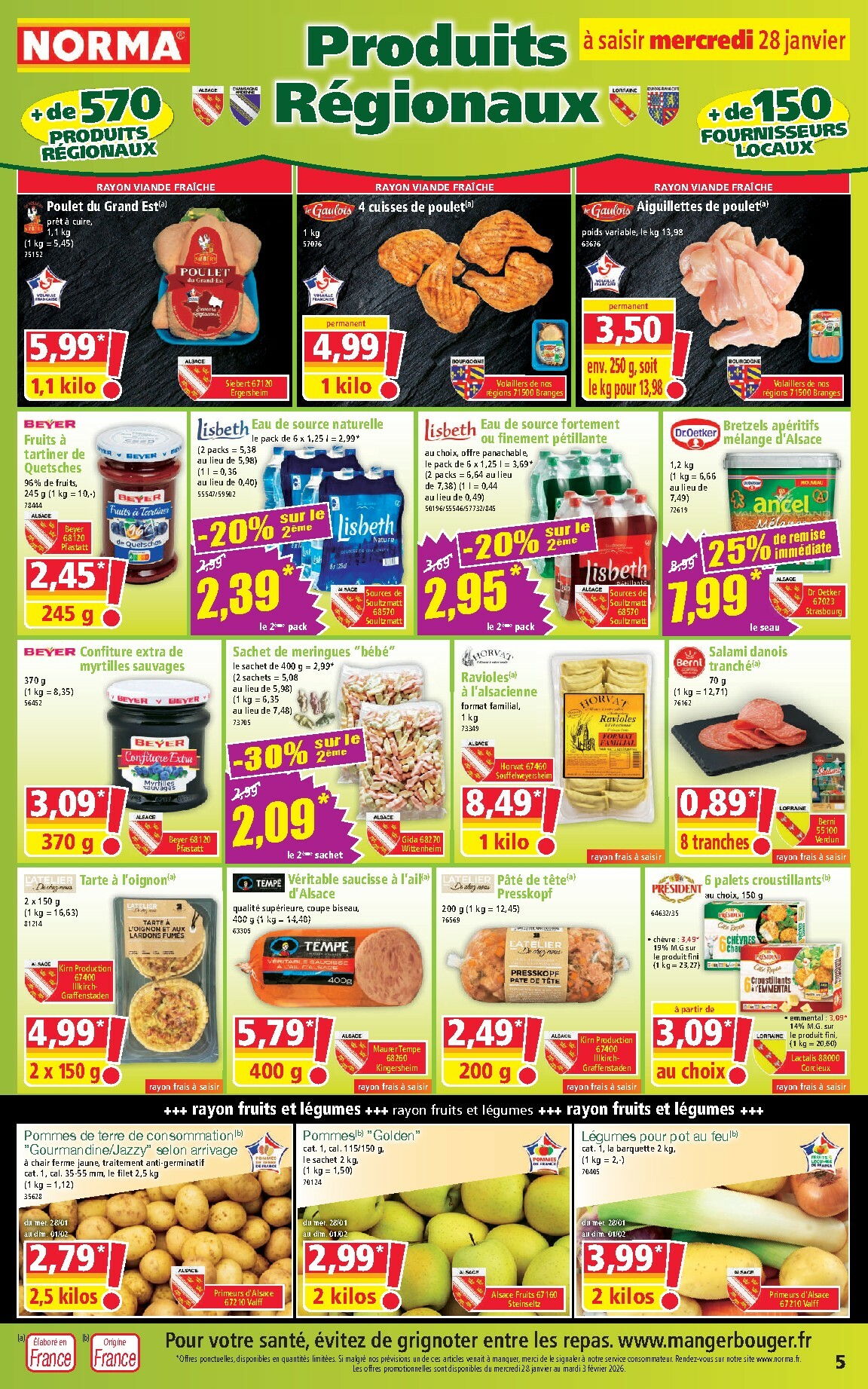 norma - Catalogue NORMA valable du 28/01 au 03/02 - page: 5