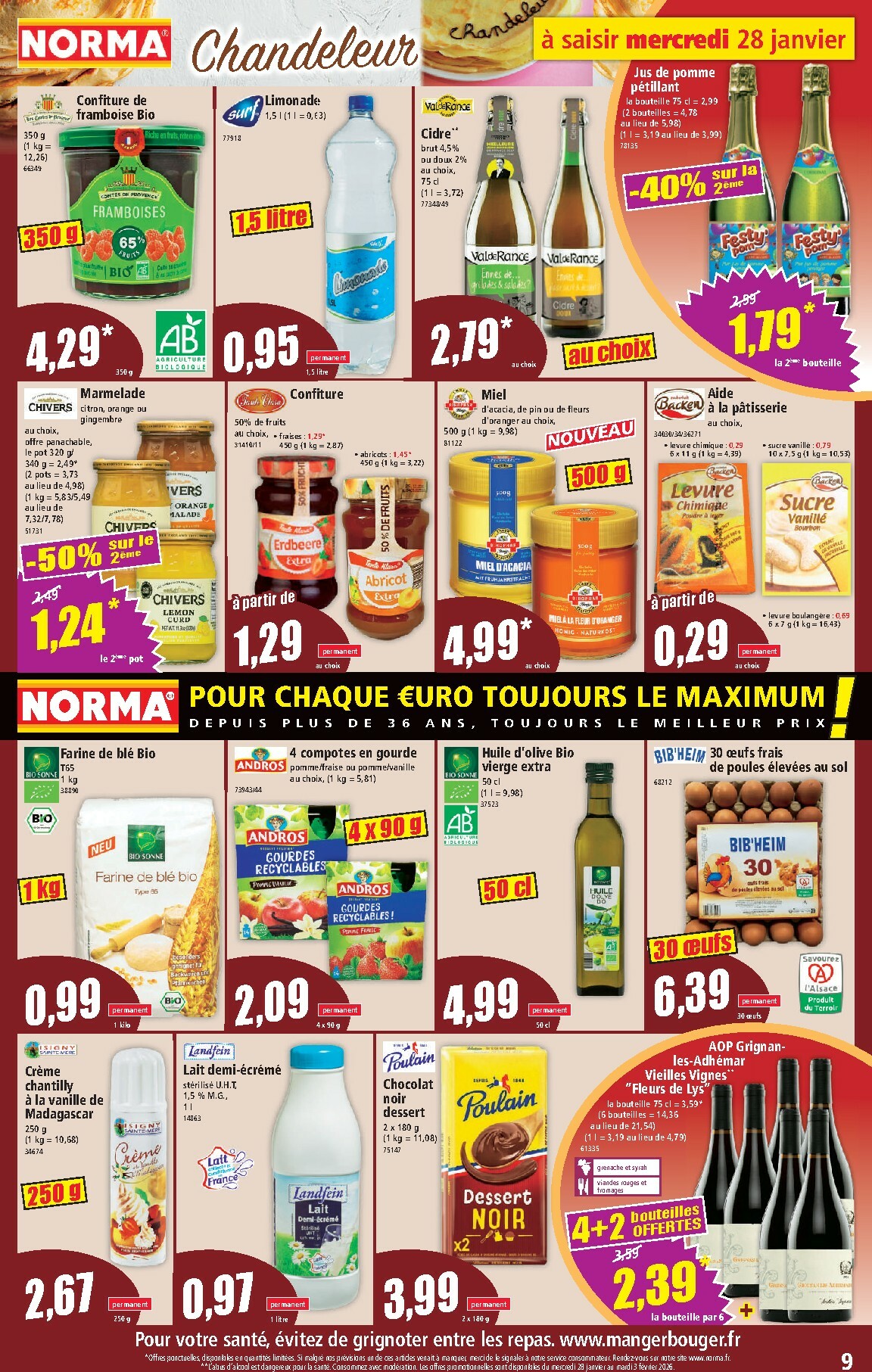 norma - Catalogue NORMA valable du 28/01 au 03/02 - page: 9