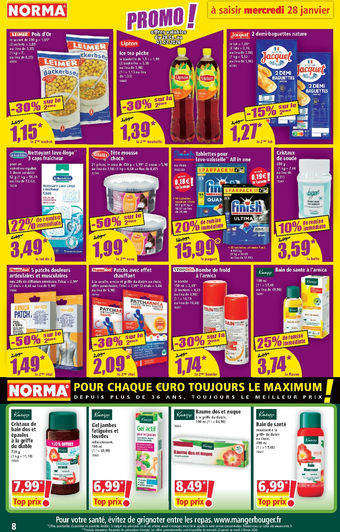 norma - Catalogue NORMA valable du 28/01 au 03/02 - page: 8