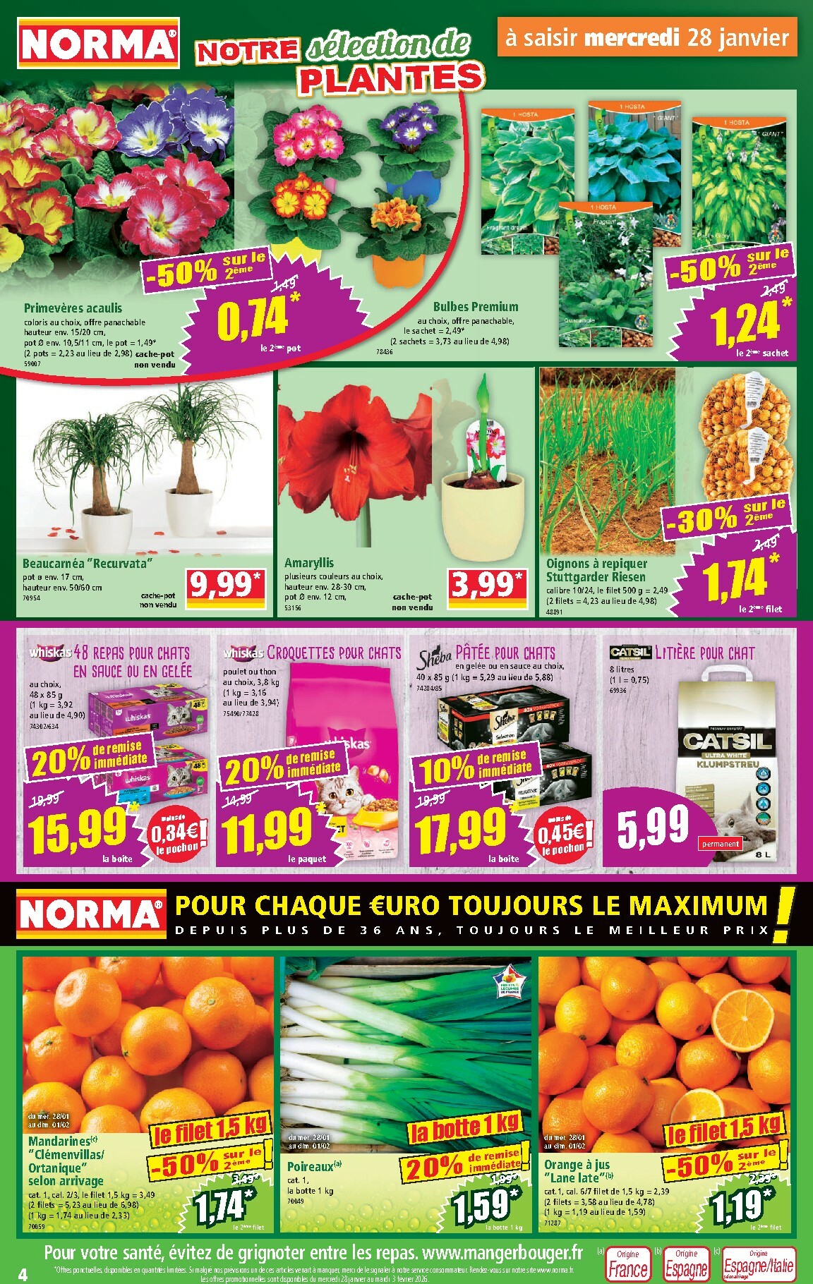 norma - Catalogue NORMA valable du 28/01 au 03/02 - page: 4