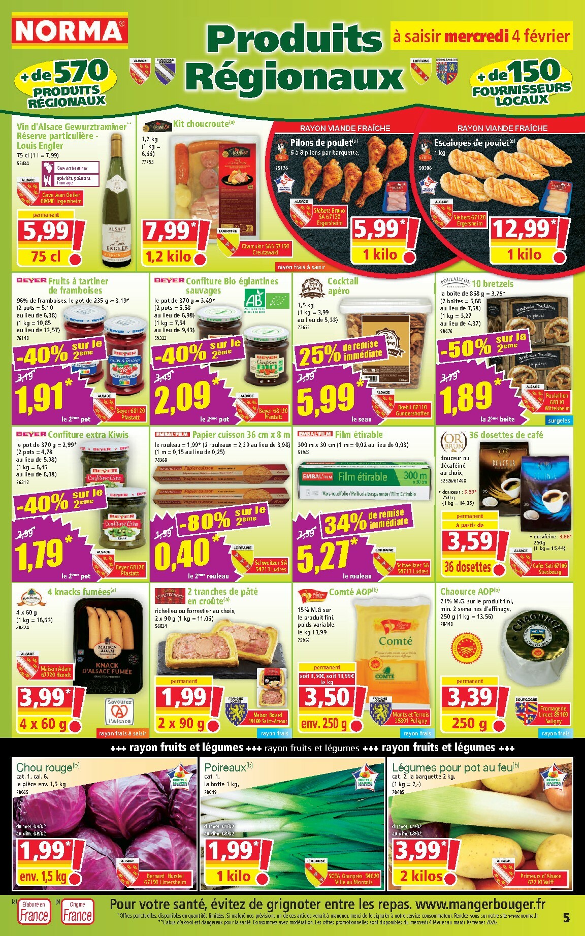 norma - Catalogue NORMA valable du 04/02 au 10/02 - page: 5