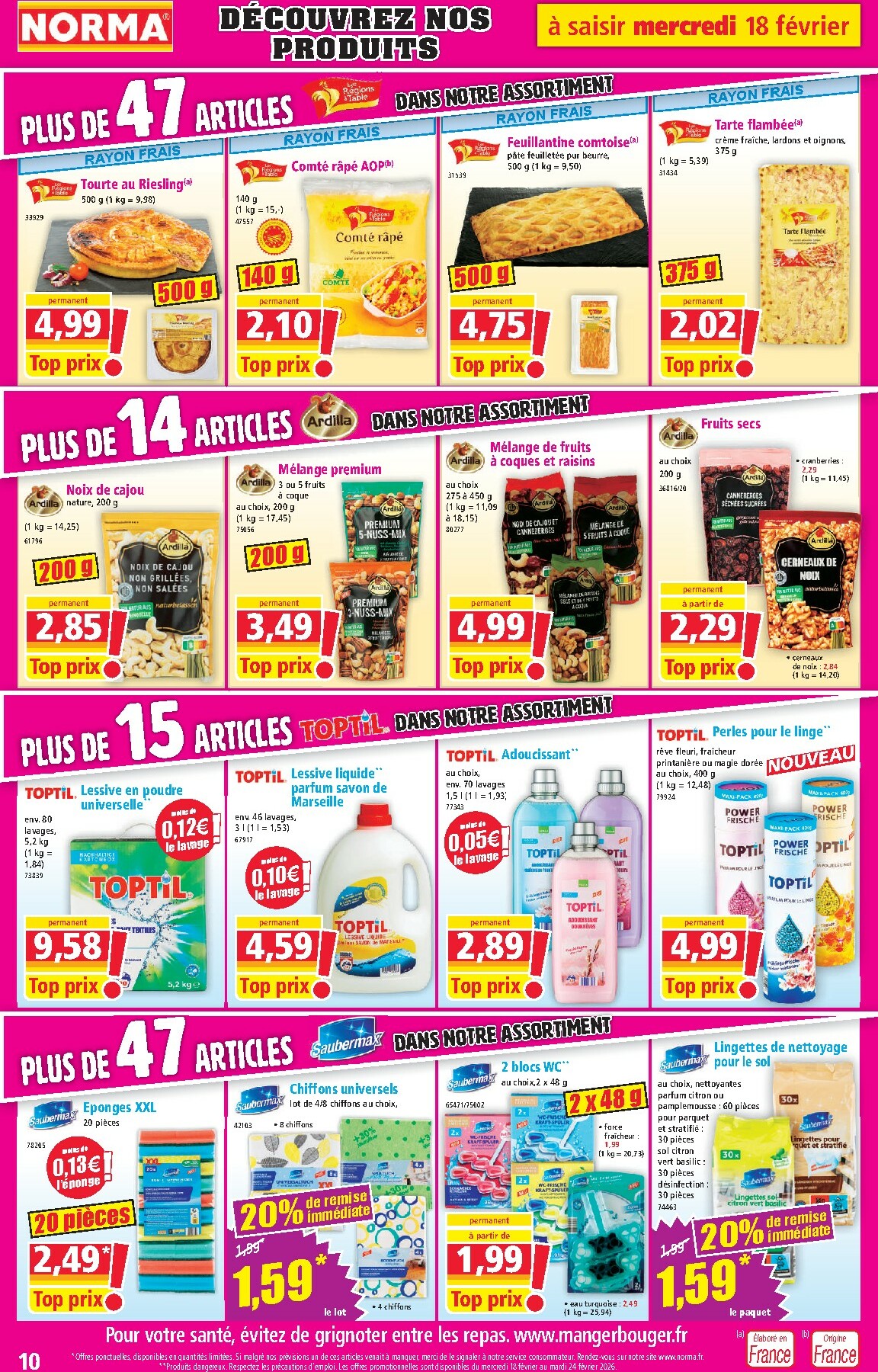 norma - Catalogue NORMA valable du 18/02/2026 au 24/02/2026 - page: 10
