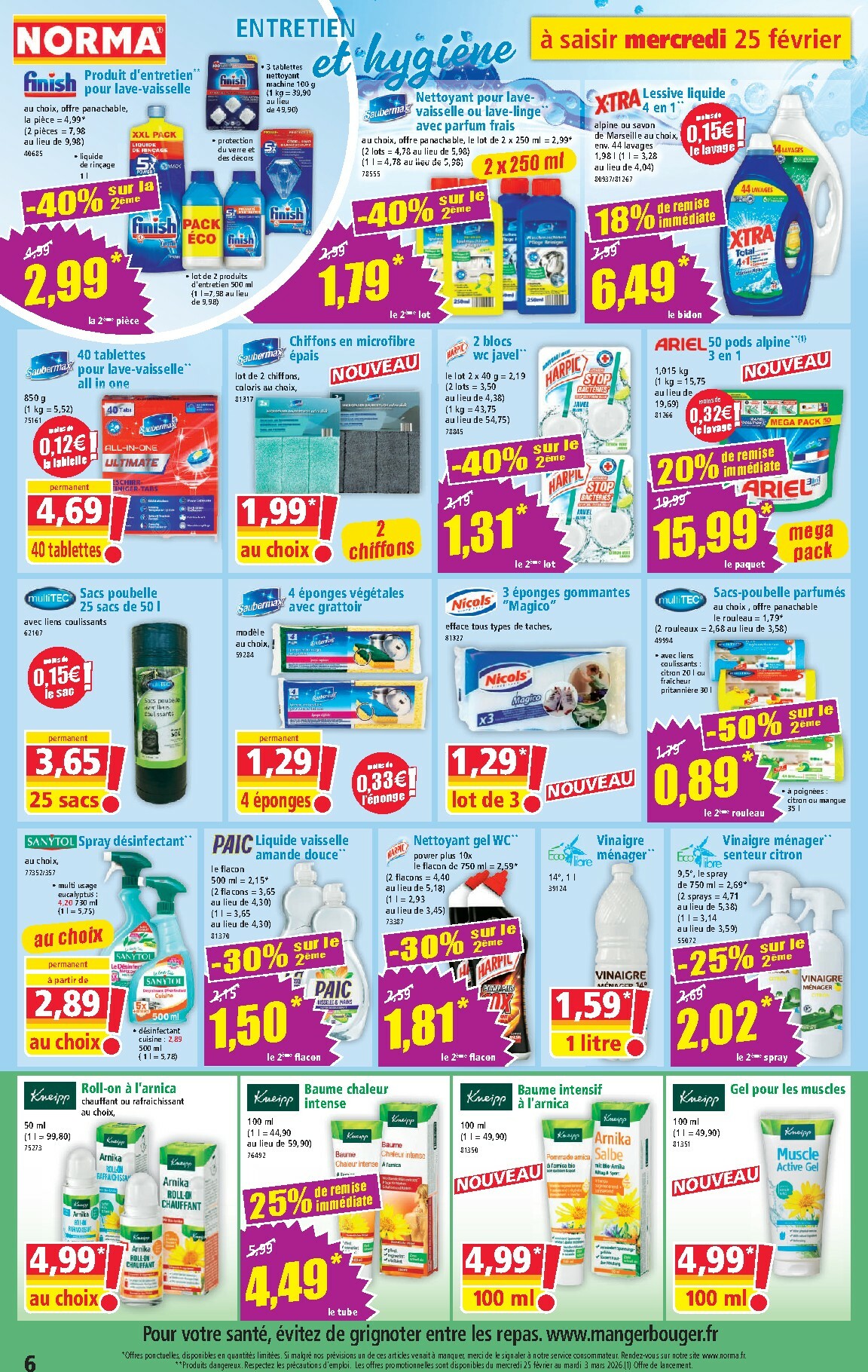 norma - Catalogue NORMA valable du 25/02/2026 au 03/03/2026 - page: 6