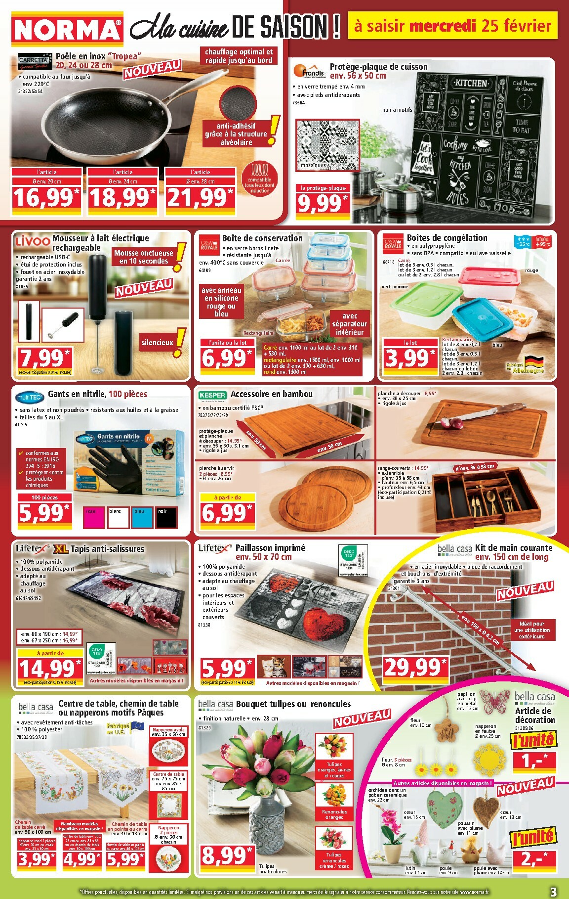 norma - Catalogue NORMA valable du 25/02/2026 au 03/03/2026 - page: 3