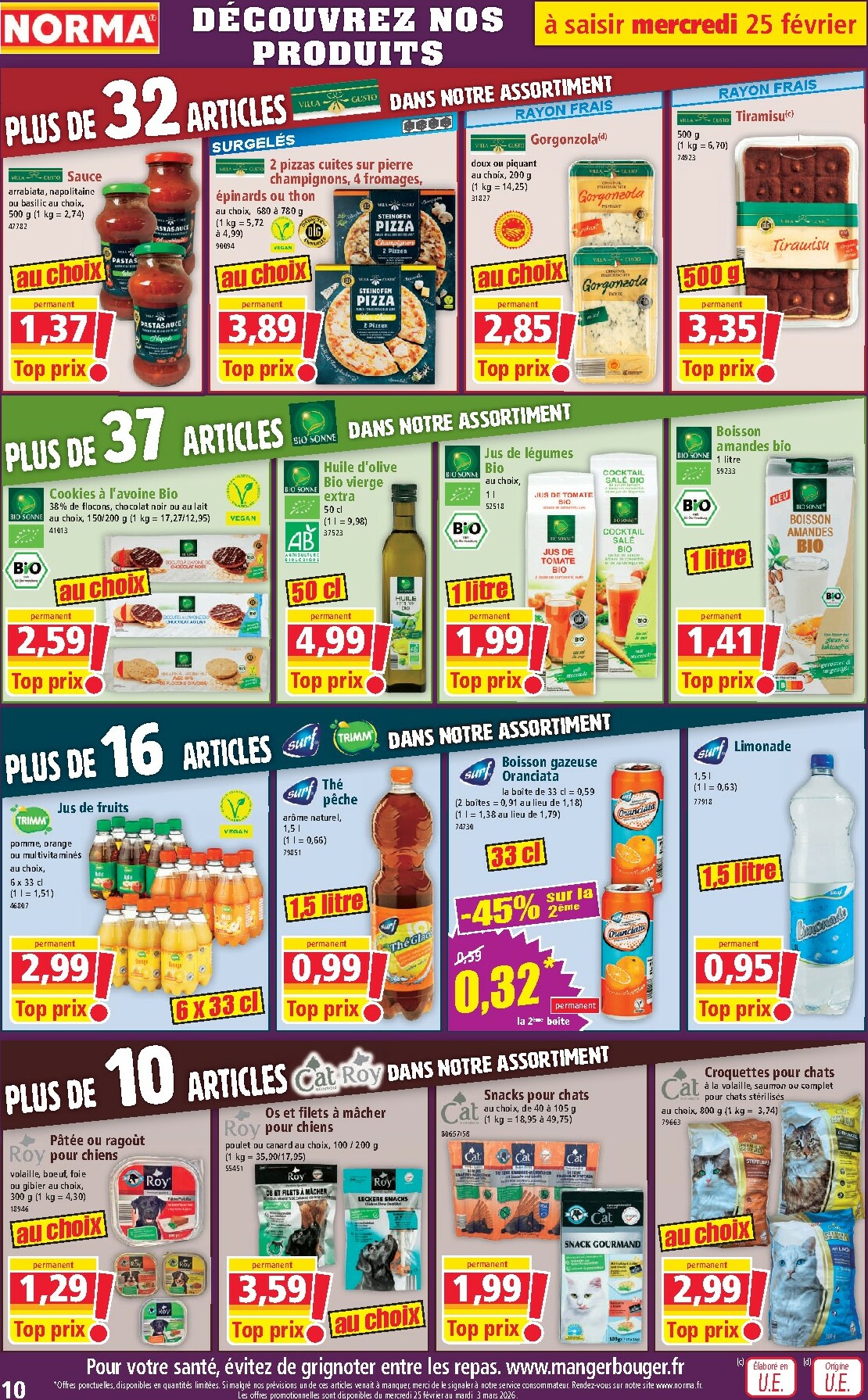 norma - Catalogue NORMA valable du 25/02/2026 au 03/03/2026 - page: 10