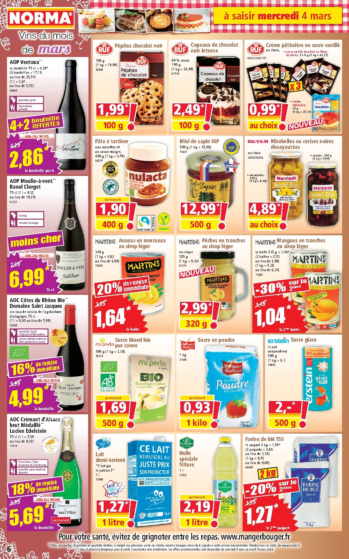 norma - Catalogue NORMA valable du 04/03/2026 au 10/03/2026 - page: 6