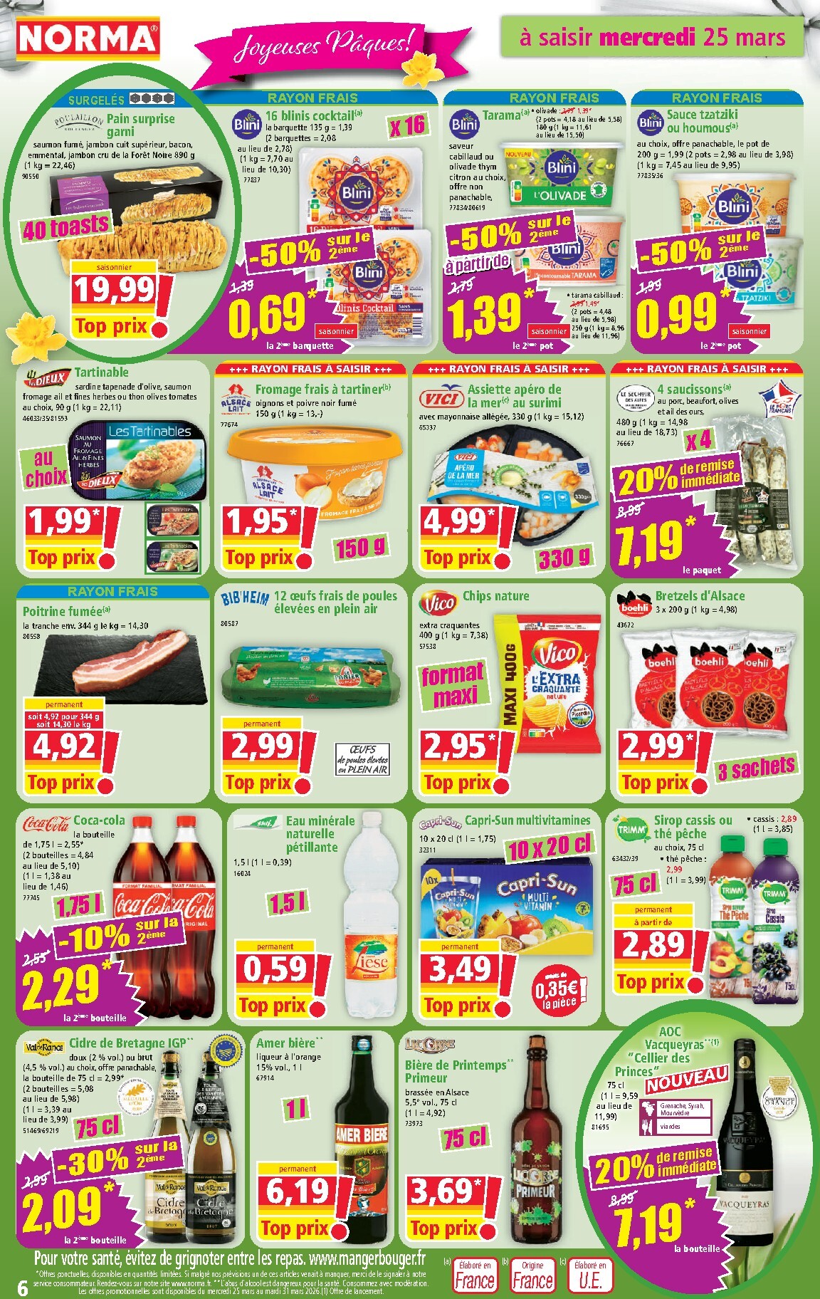 norma - Catalogue NORMA valable du 25/03/2026 au 31/03/2026 - page: 6