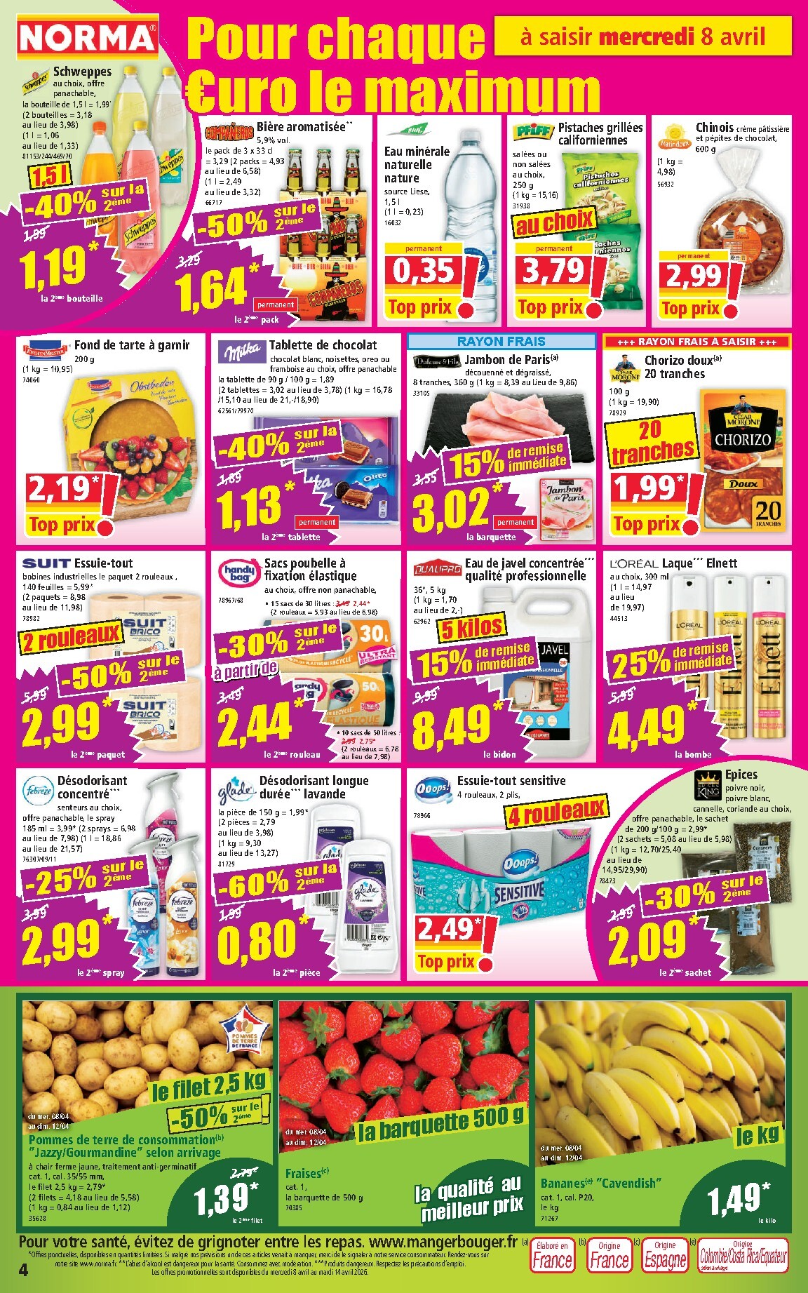 norma - Catalogue NORMA valable du 08/04/2026 au 14/04/2026 - page: 4