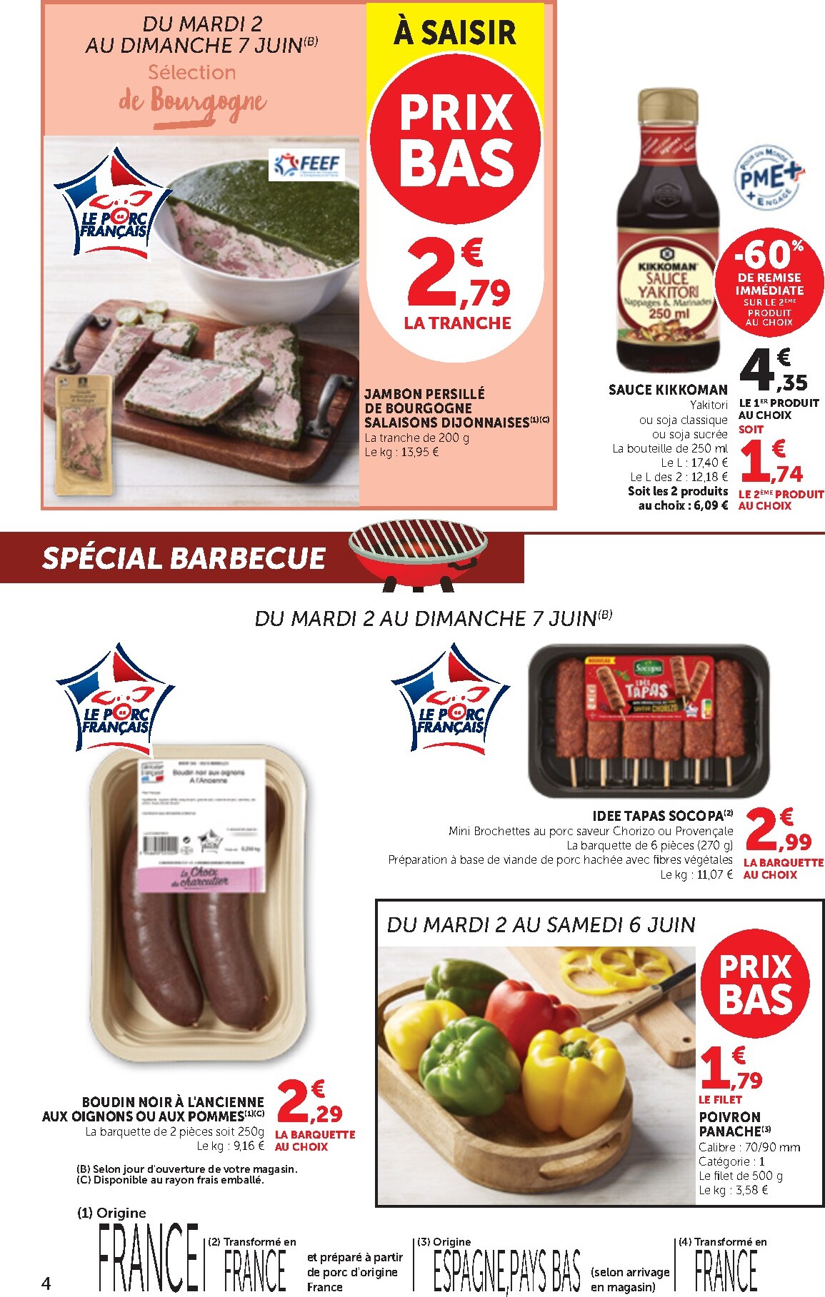 bi1 - Current Bi1 - Supermarché, Maxi Marché leaflet valid from du mardi 02/06/2026 to du dimanche 14/06/2026 - page: 4