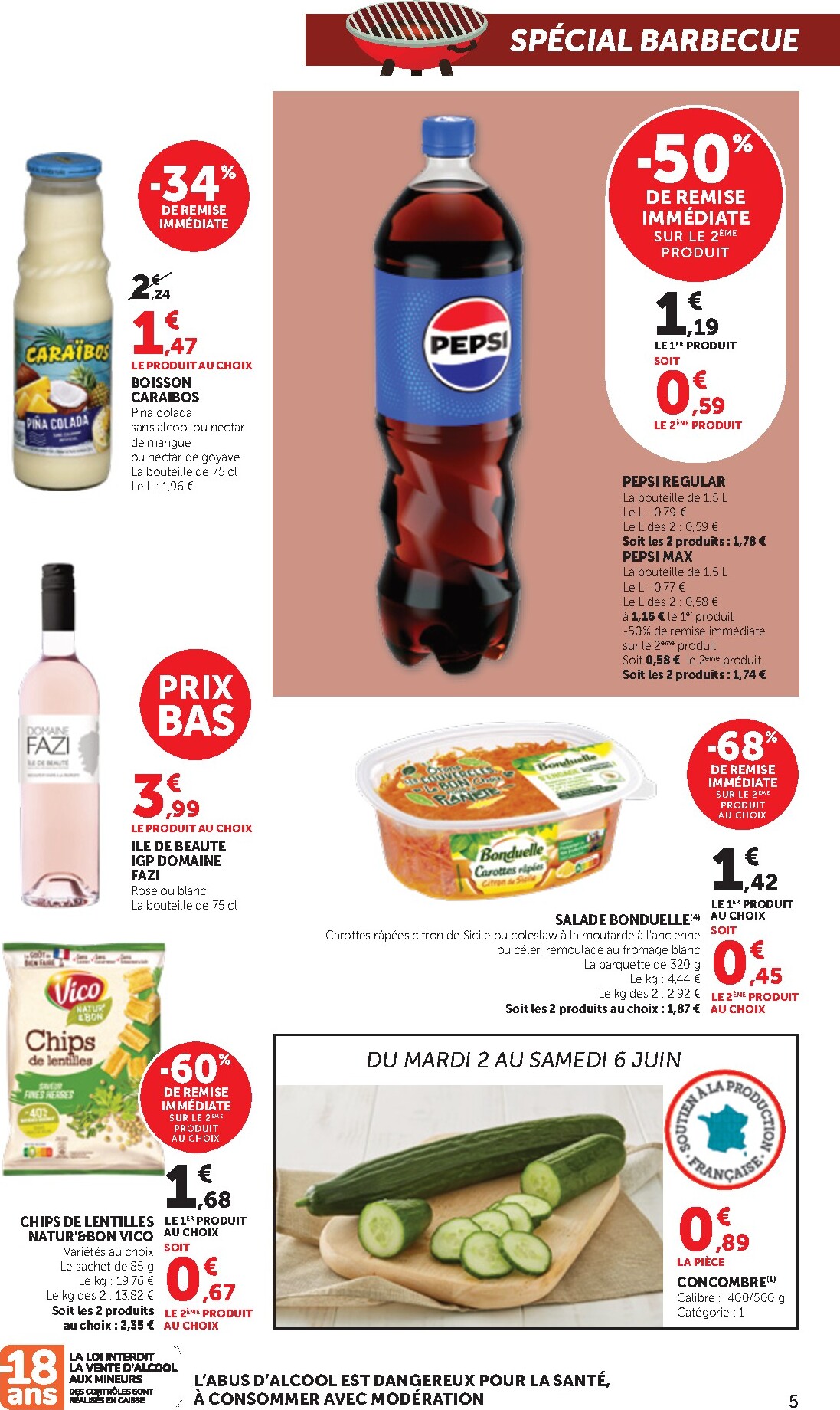 bi1 - Current Bi1 - Supermarché, Maxi Marché leaflet valid from du mardi 02/06/2026 to du dimanche 14/06/2026 - page: 5