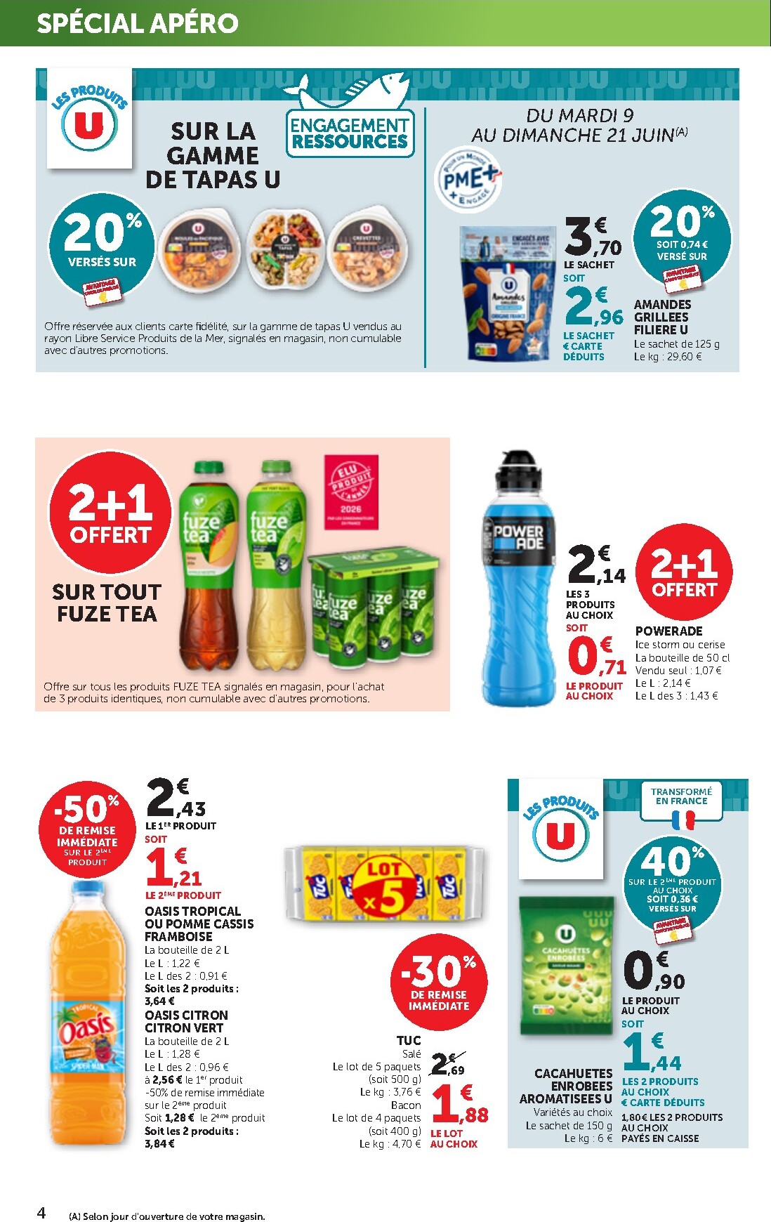 bi1 - Current Bi1 - Supermarché, Maxi Marché leaflet valid from du mardi 09/06/2026 to du dimanche 21/06/2026 - page: 4