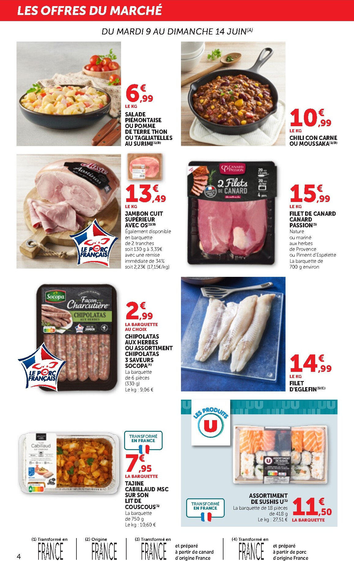 bi1 - Current Bi1 - Supermarché leaflet valid from du mardi 09/06/2026 to du dimanche 21/06/2026 - page: 4