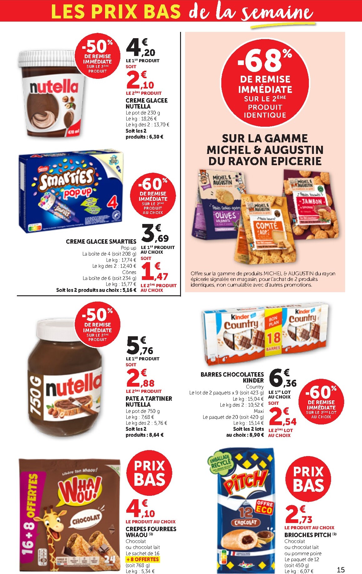bi1 - Current Bi1 - Supermarché leaflet valid from du mardi 09/06/2026 to du dimanche 21/06/2026 - page: 15