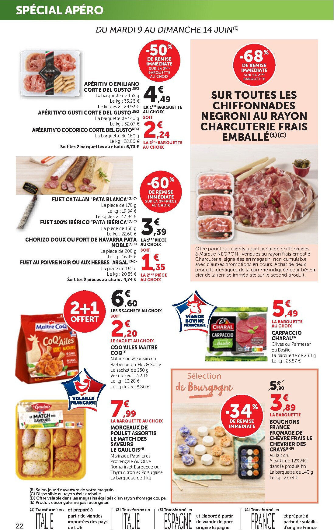 bi1 - Current Bi1 leaflet valid from du mardi 09/06/2026 to du dimanche 21/06/2026 - page: 22