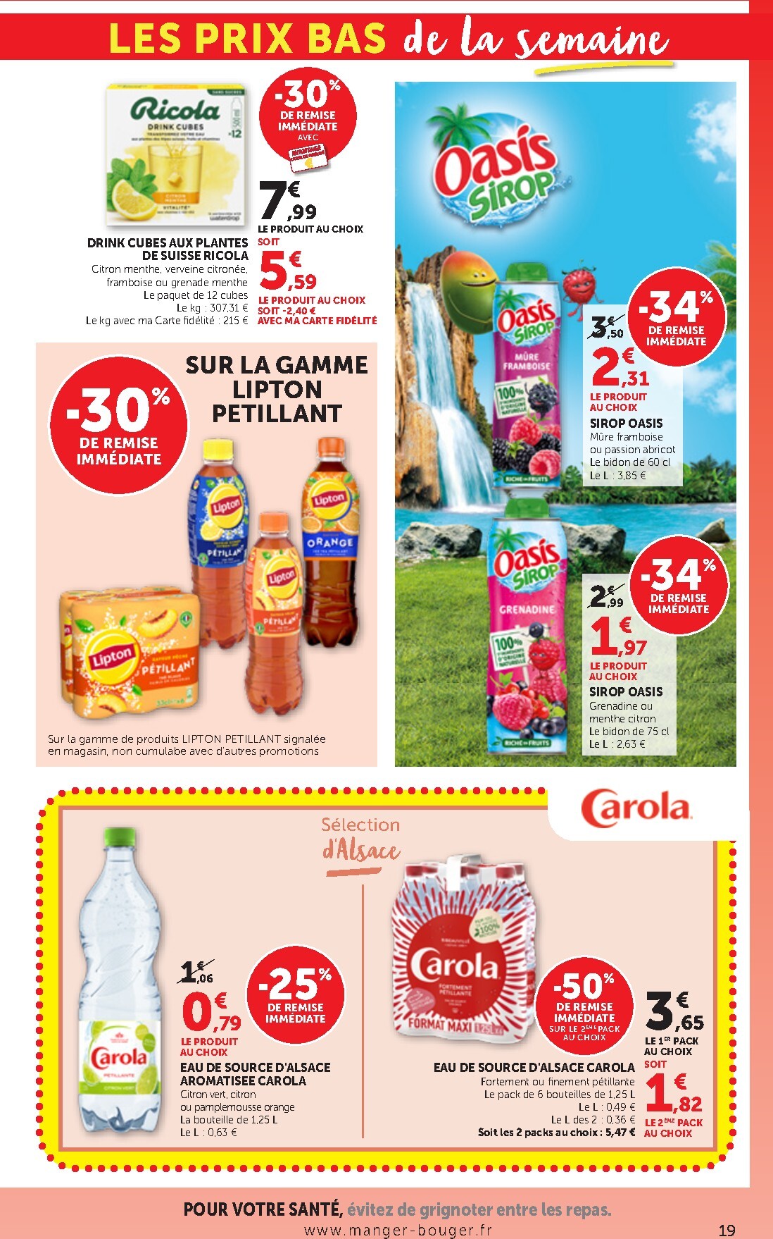 bi1 - Current Bi1 - Supermarché, Maxi Marché leaflet valid from du mardi 16/06/2026 to du dimanche 28/06/2026 - page: 19