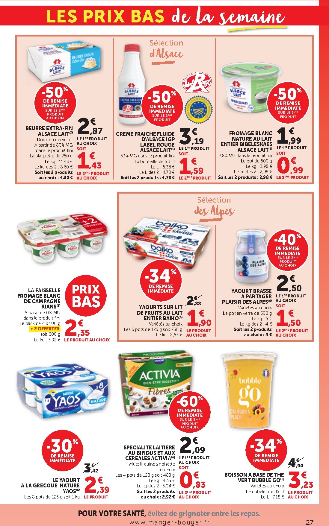 bi1 - Current Bi1 - Supermarché, Maxi Marché leaflet valid from du mardi 16/06/2026 to du dimanche 28/06/2026 - page: 27