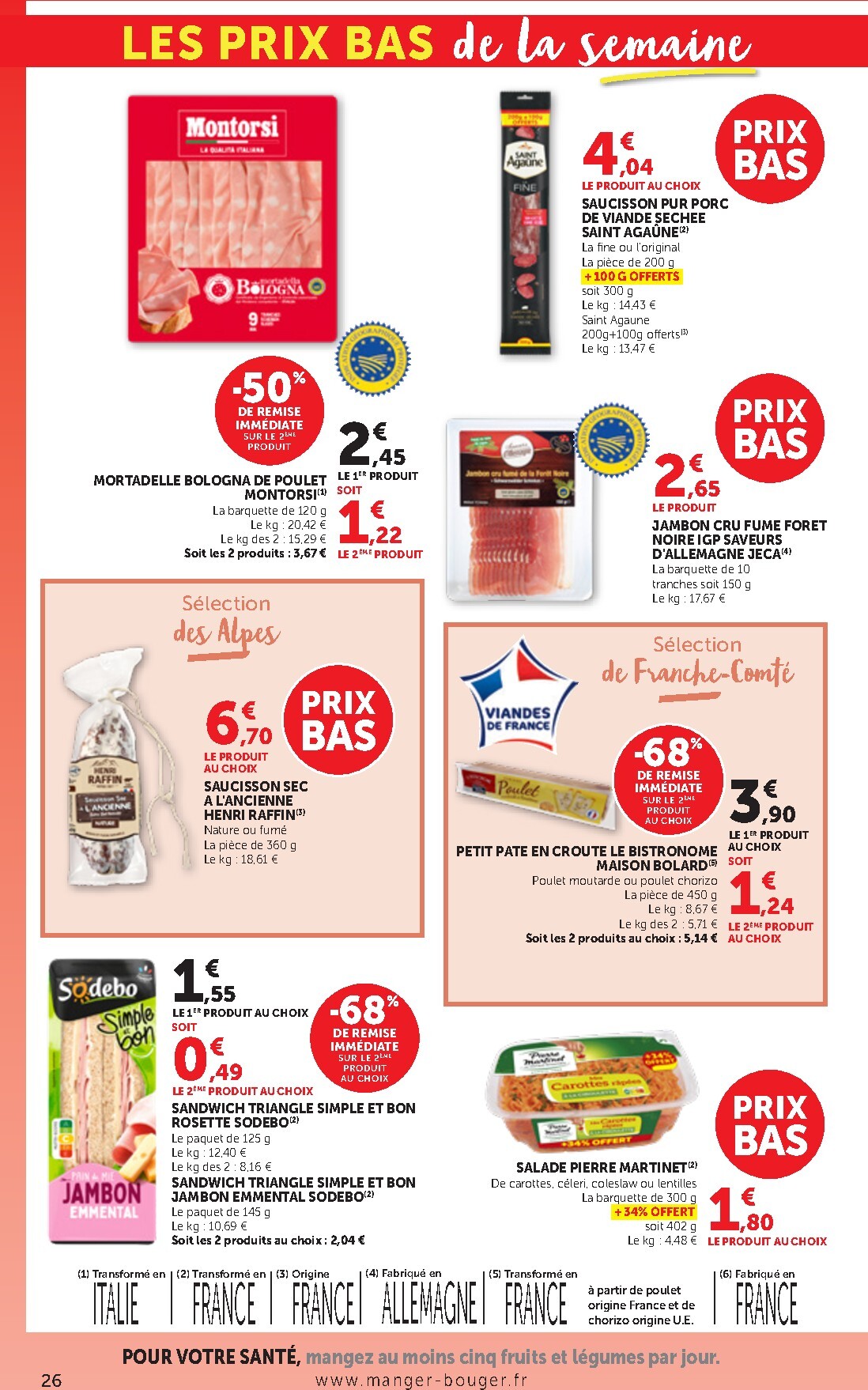 bi1 - Current Bi1 - Supermarché, Maxi Marché leaflet valid from du mardi 16/06/2026 to du dimanche 28/06/2026 - page: 26